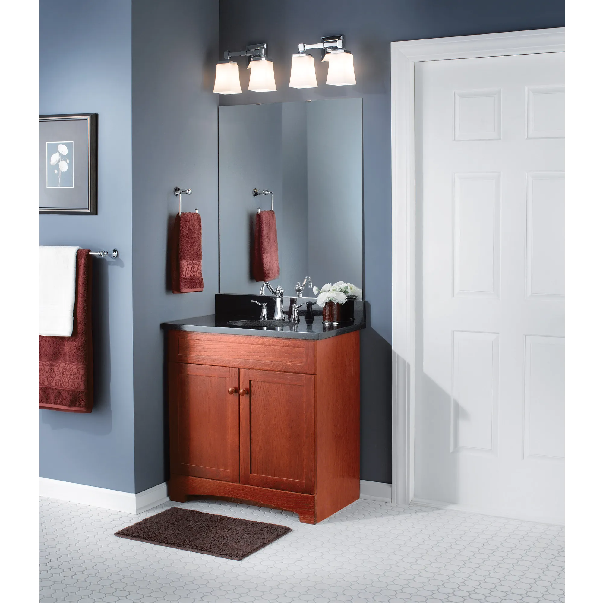 Vestige Chrome two-handle high arc bathroom faucet - Image 5