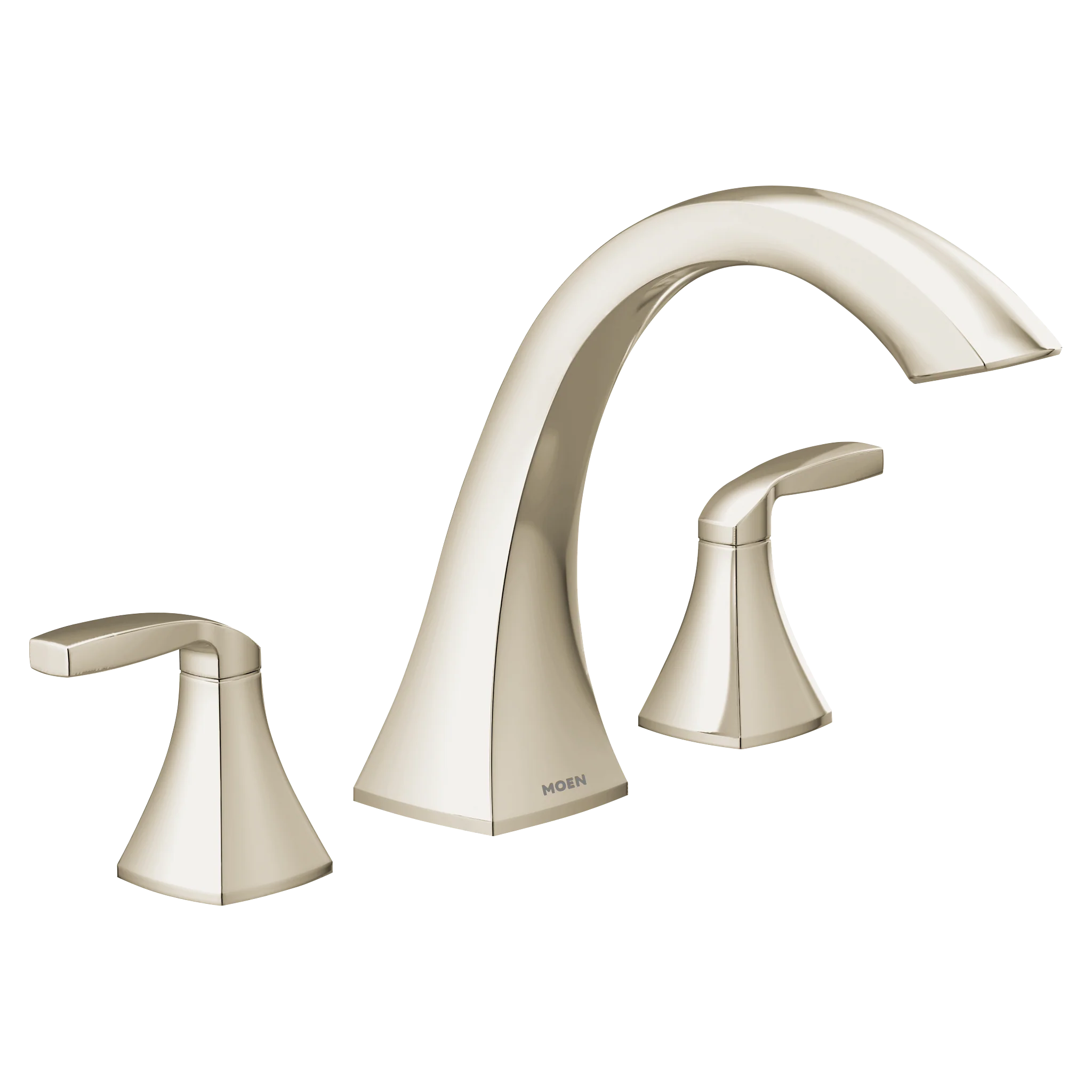 Voss Chrome Two-Handle High Arc Roman Tub Faucet - Image 5