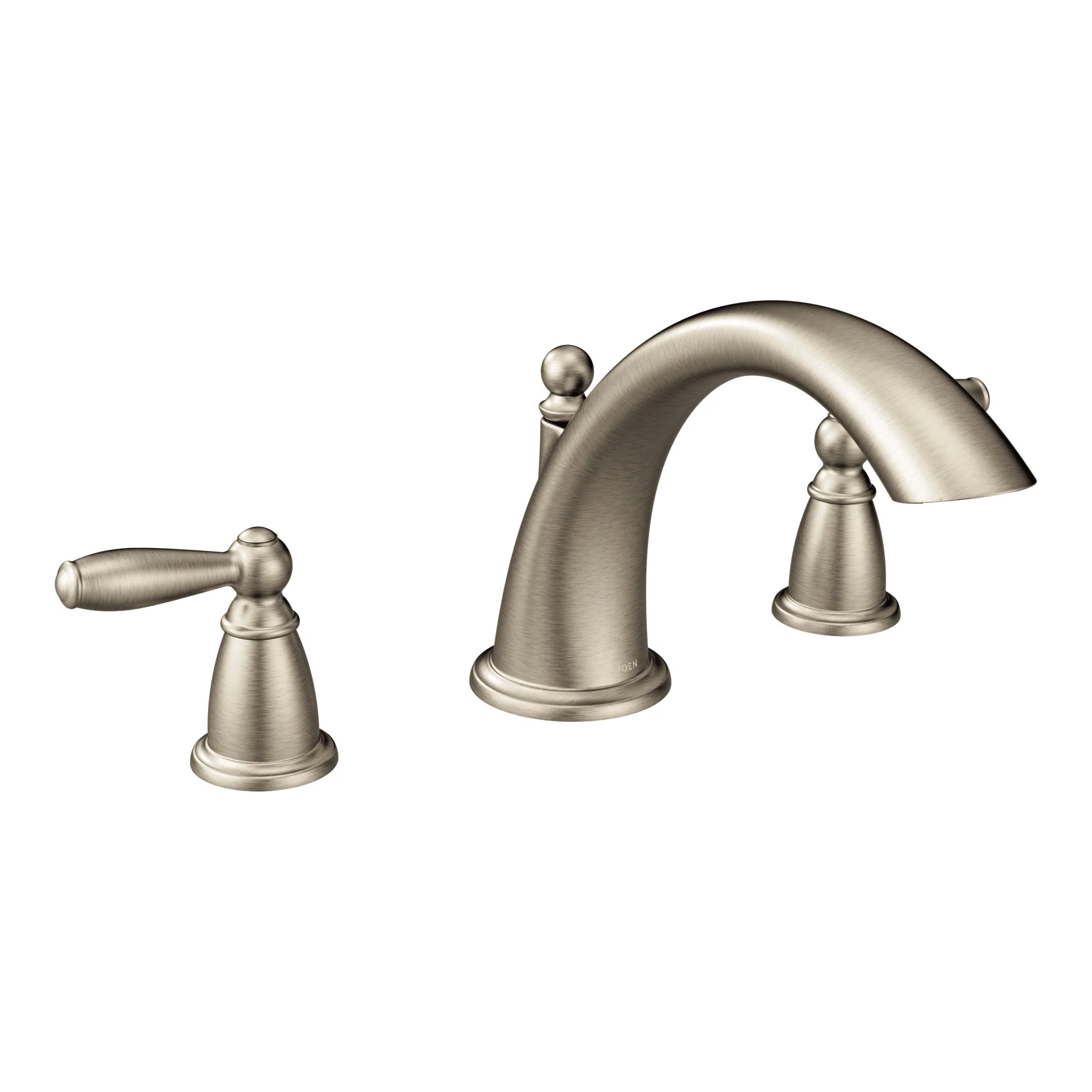 Brantford Chrome Two-Handle Low Arc Roman Tub Faucet - Image 5