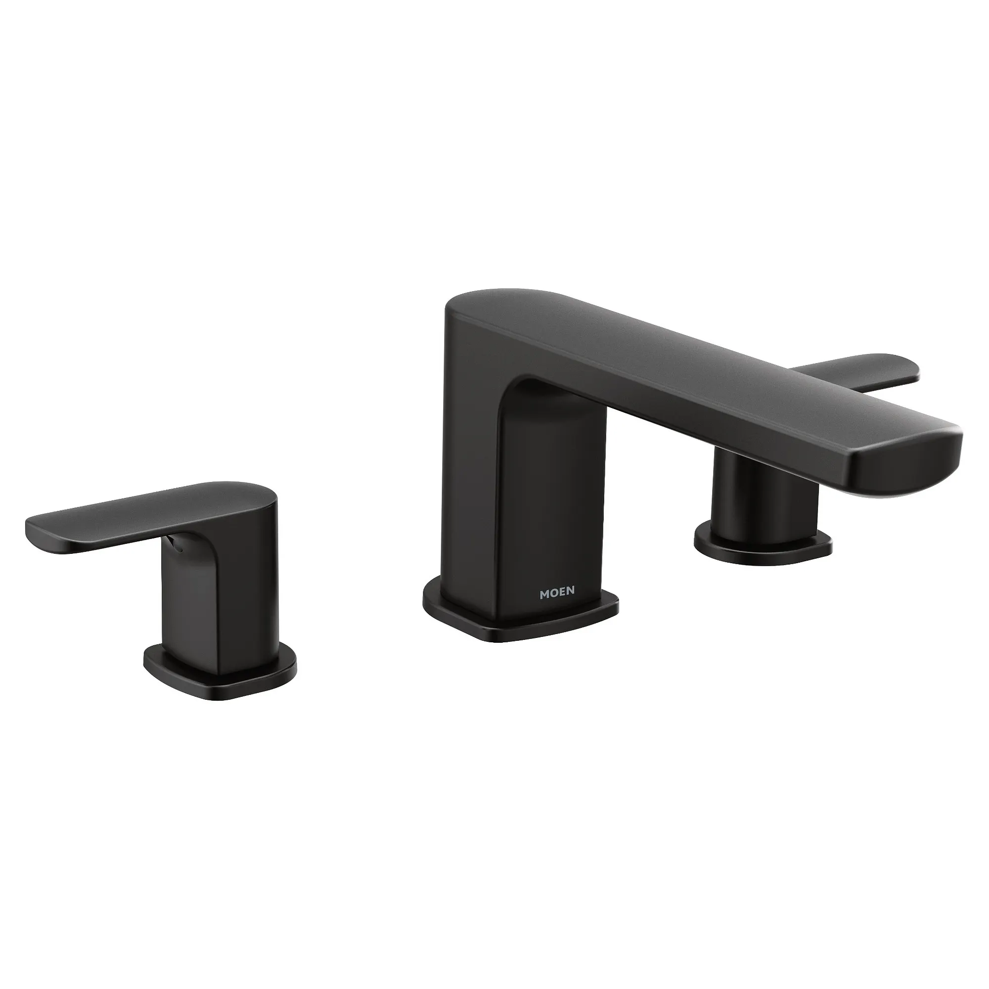 Rizon Chrome Two-Handle Low Arc Roman Tub Faucet - Image 4