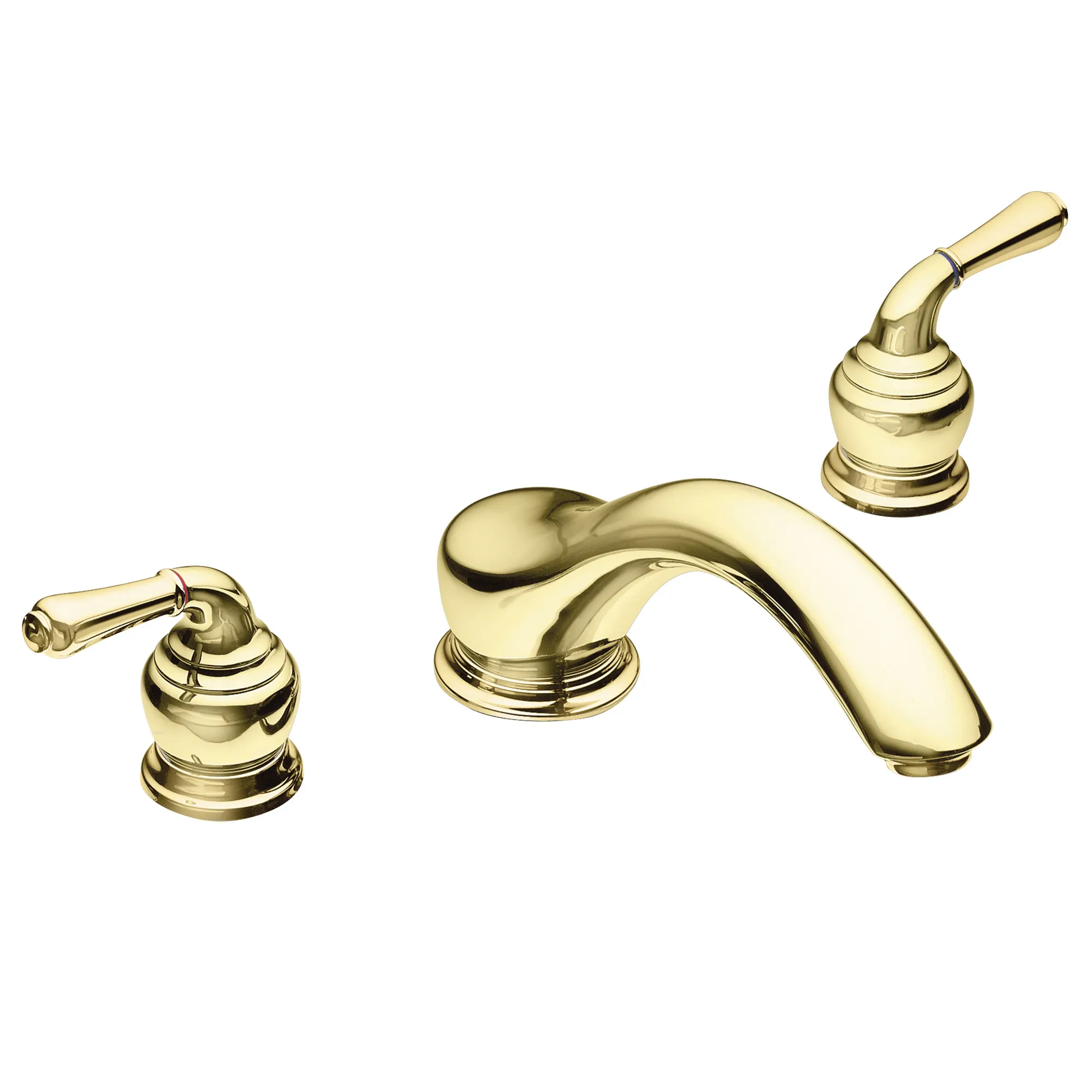 Monticello Chrome two-handle low arc roman tub faucet - Image 2