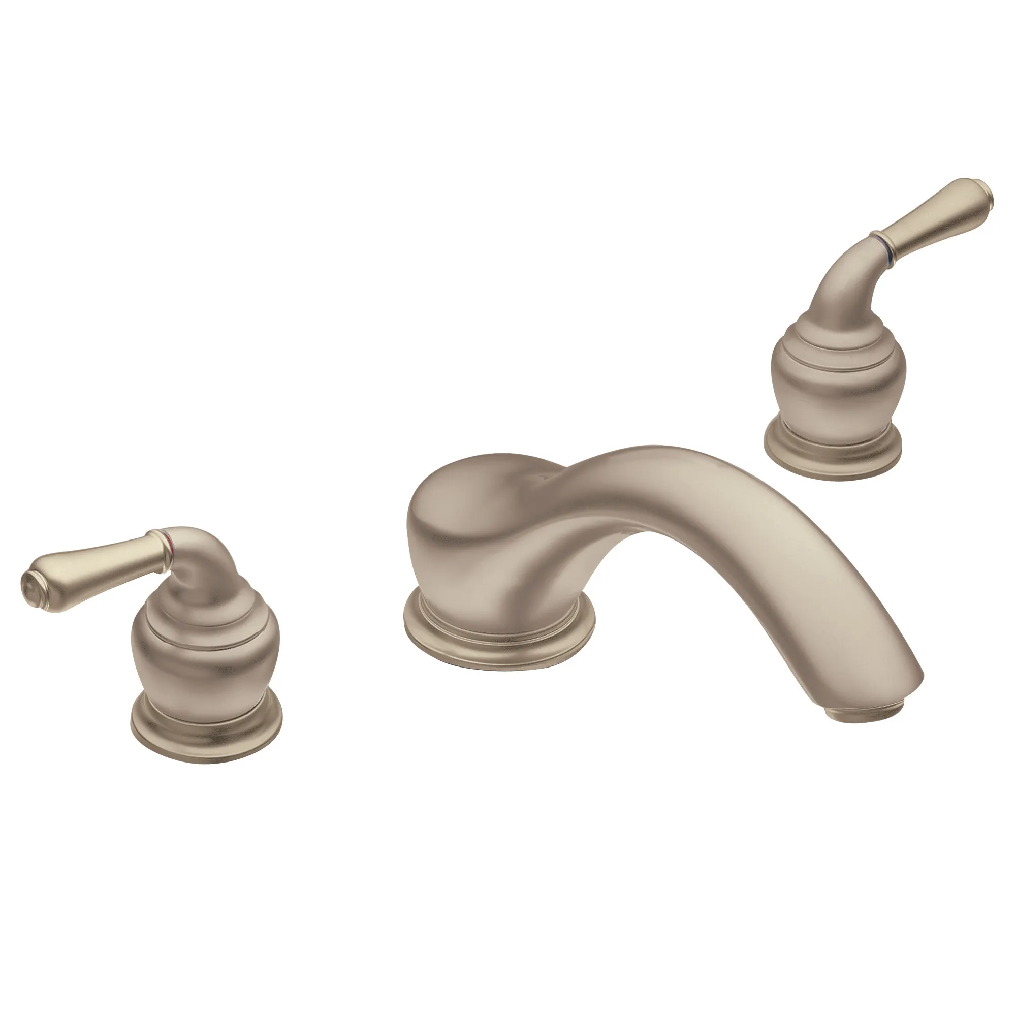 Monticello Chrome two-handle low arc roman tub faucet - Image 4
