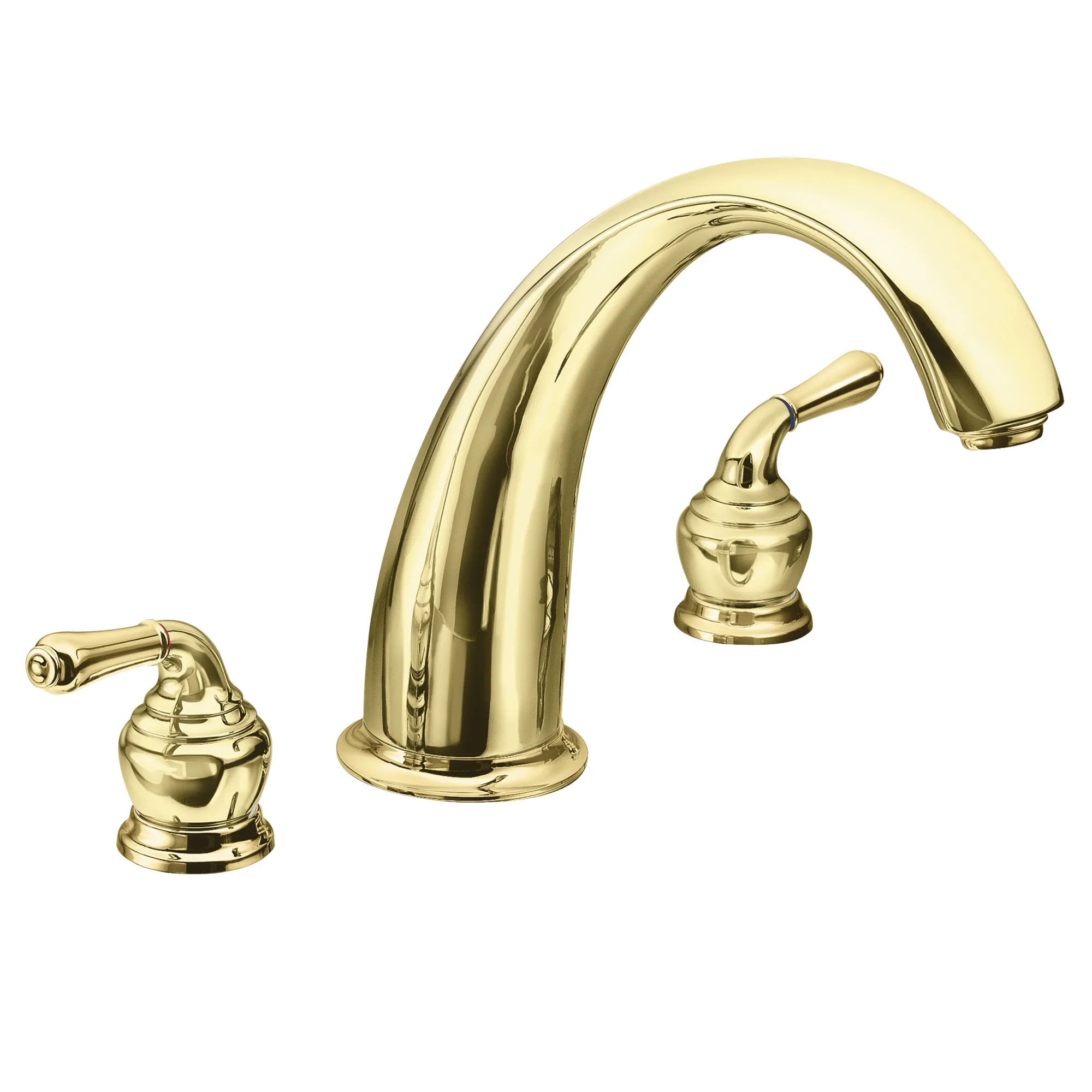Monticello Chrome two-handle high arc roman tub faucet - Image 2