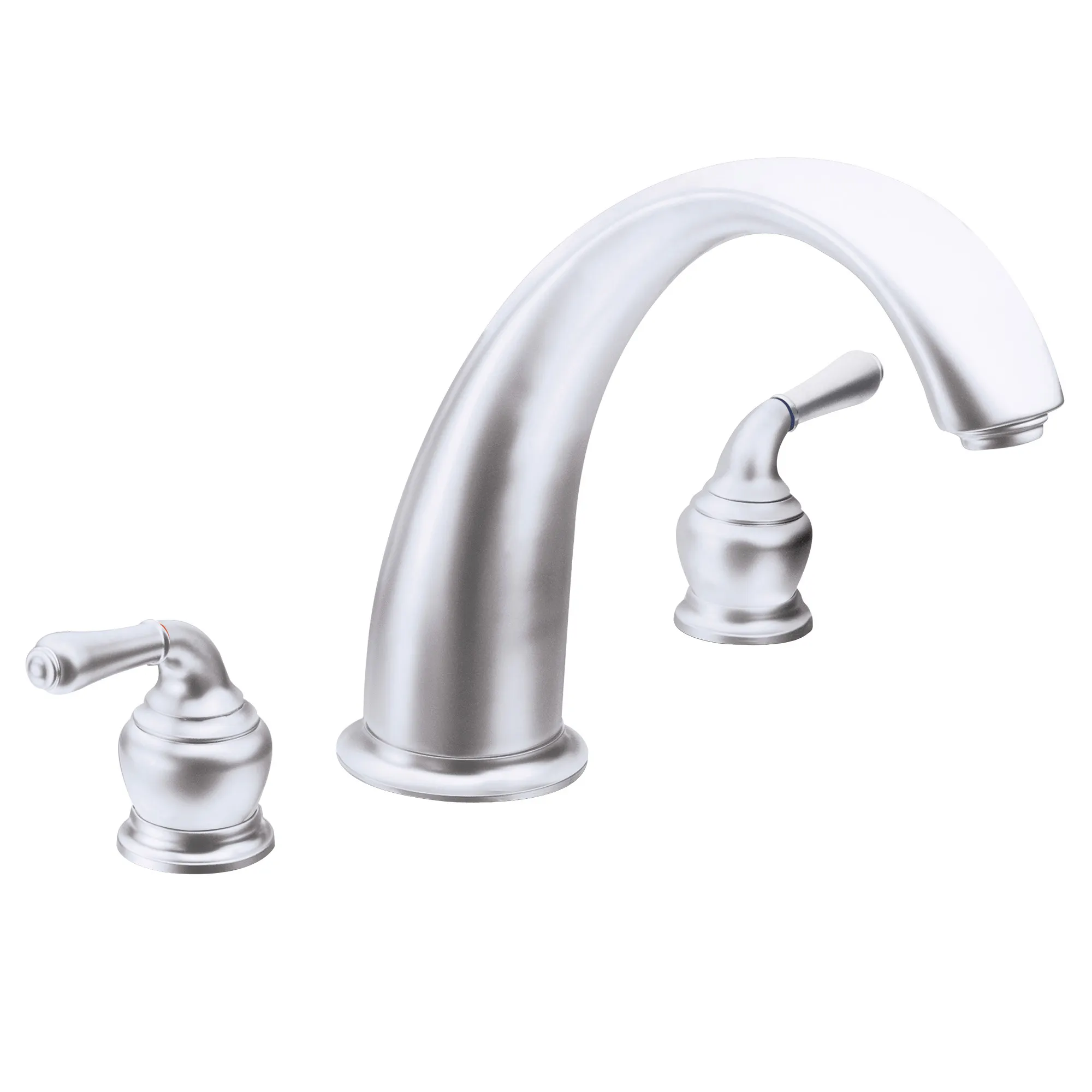 Monticello Chrome two-handle high arc roman tub faucet - Image 4
