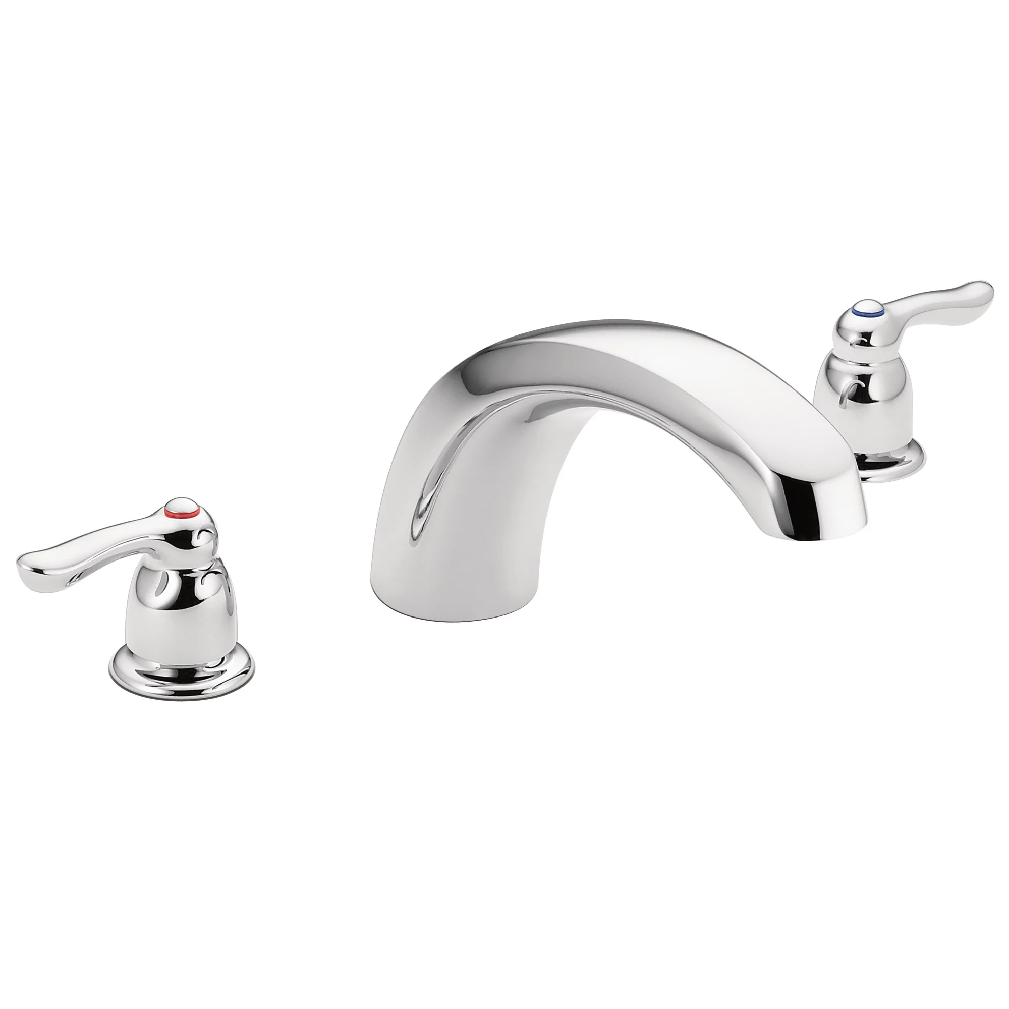 Chateau Chrome Two-Handle Low Arc Roman Tub Faucet