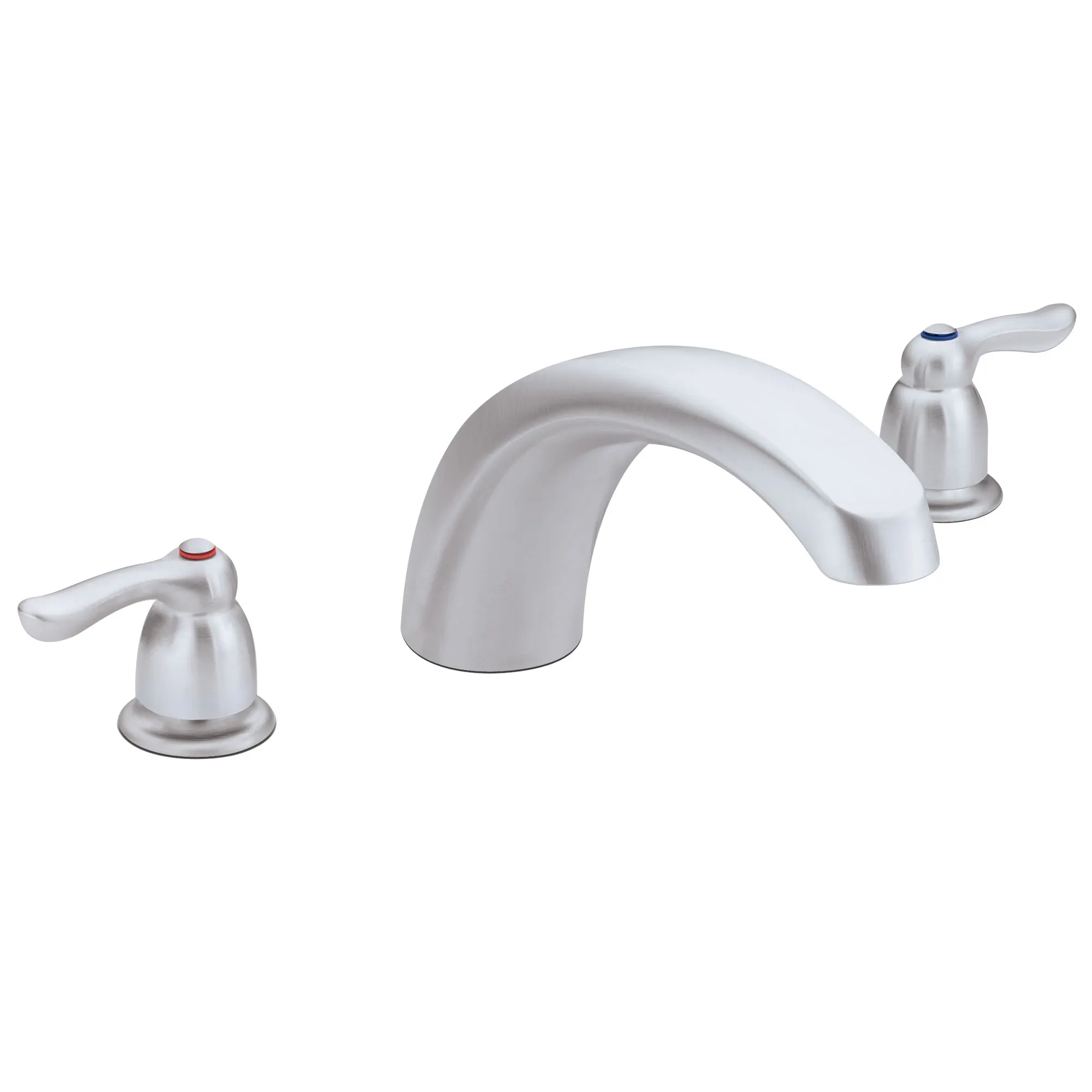 Chateau Chrome Two-Handle Low Arc Roman Tub Faucet - Image 4