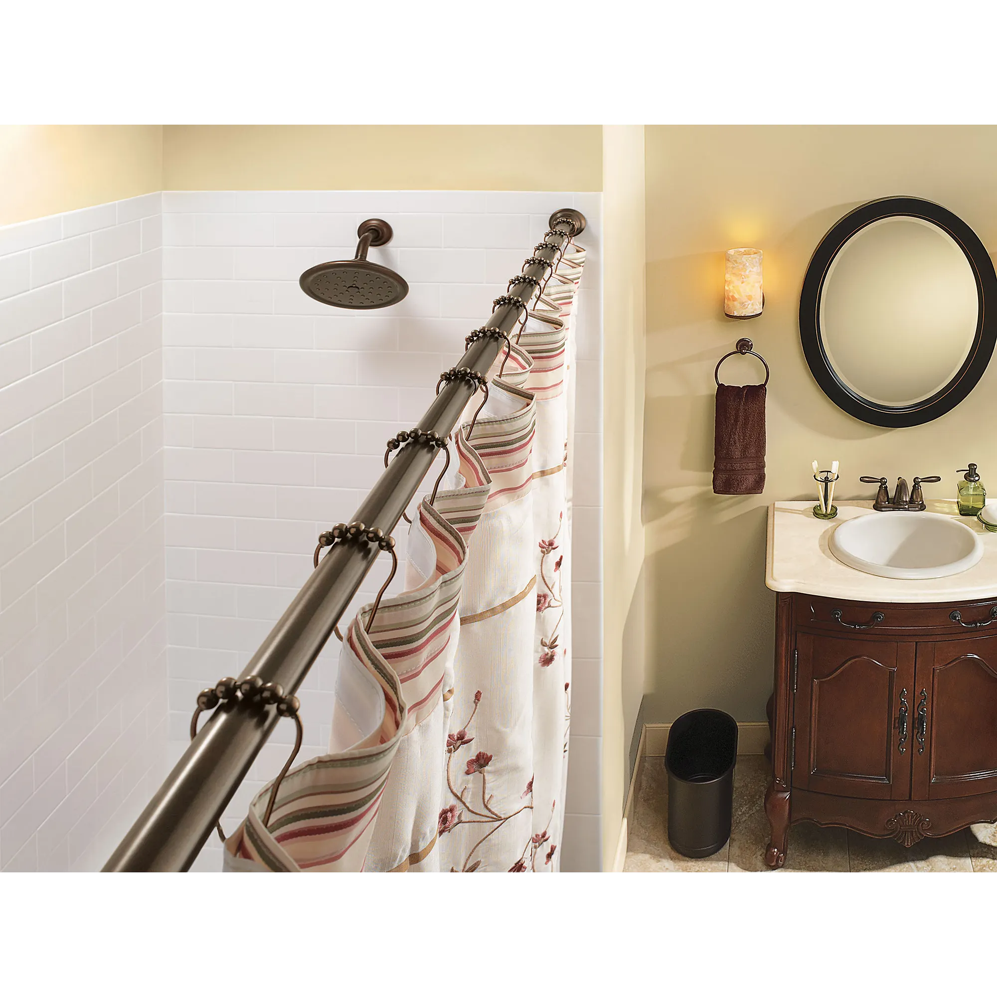 Tension Rod Shower Rod - Image 4