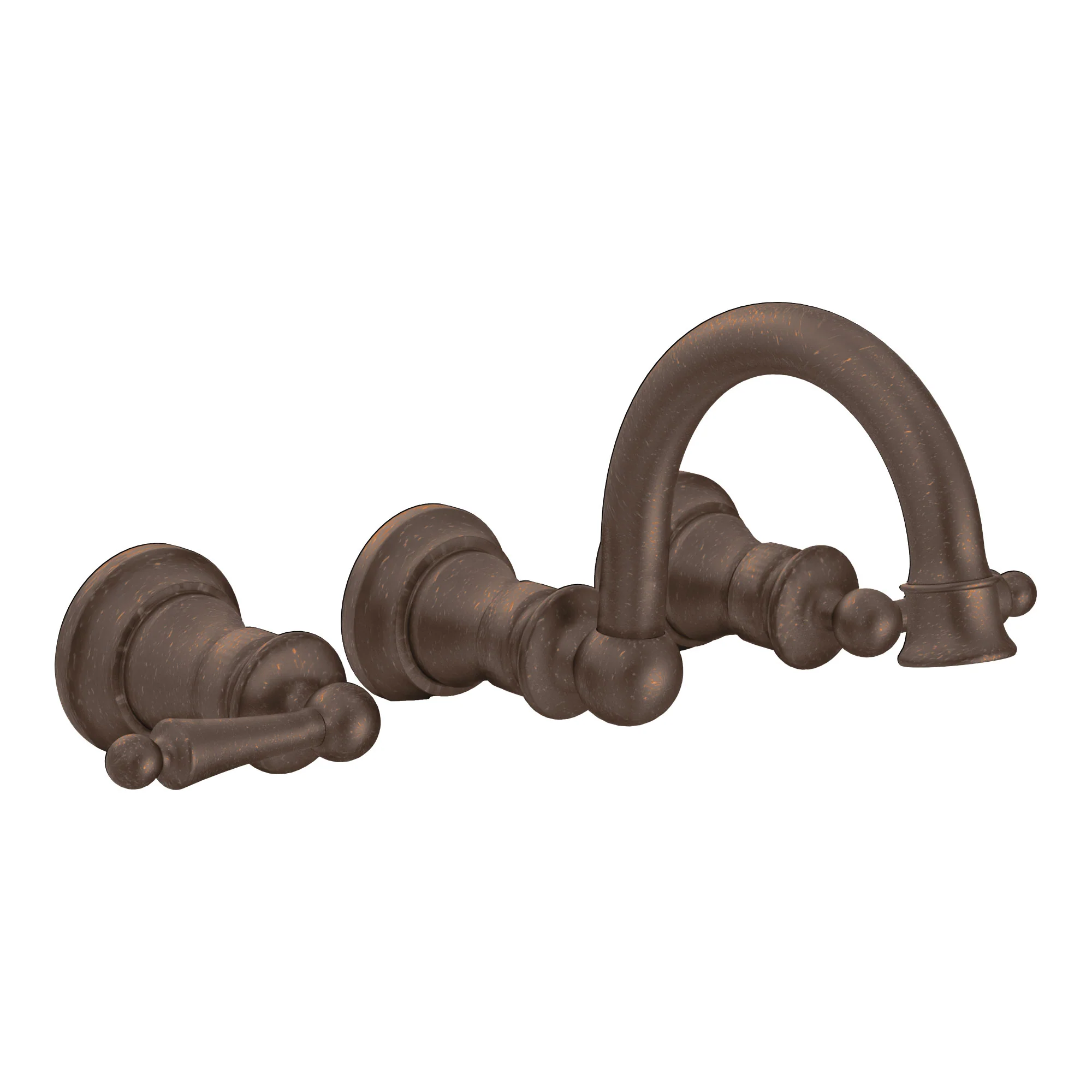 Waterhill Chrome two-handle wall mount bathroom faucet - Image 3