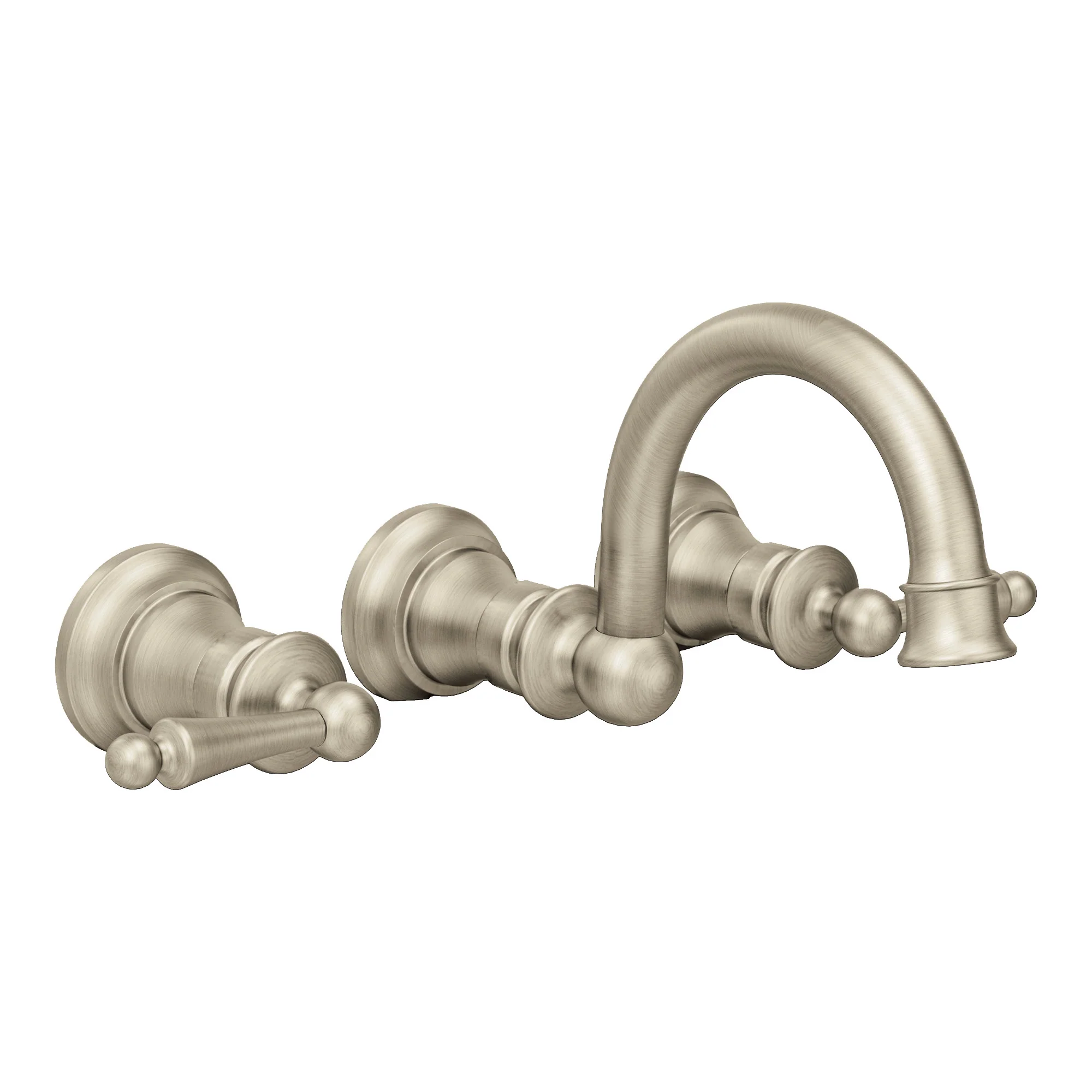 Waterhill Chrome two-handle wall mount bathroom faucet - Image 5