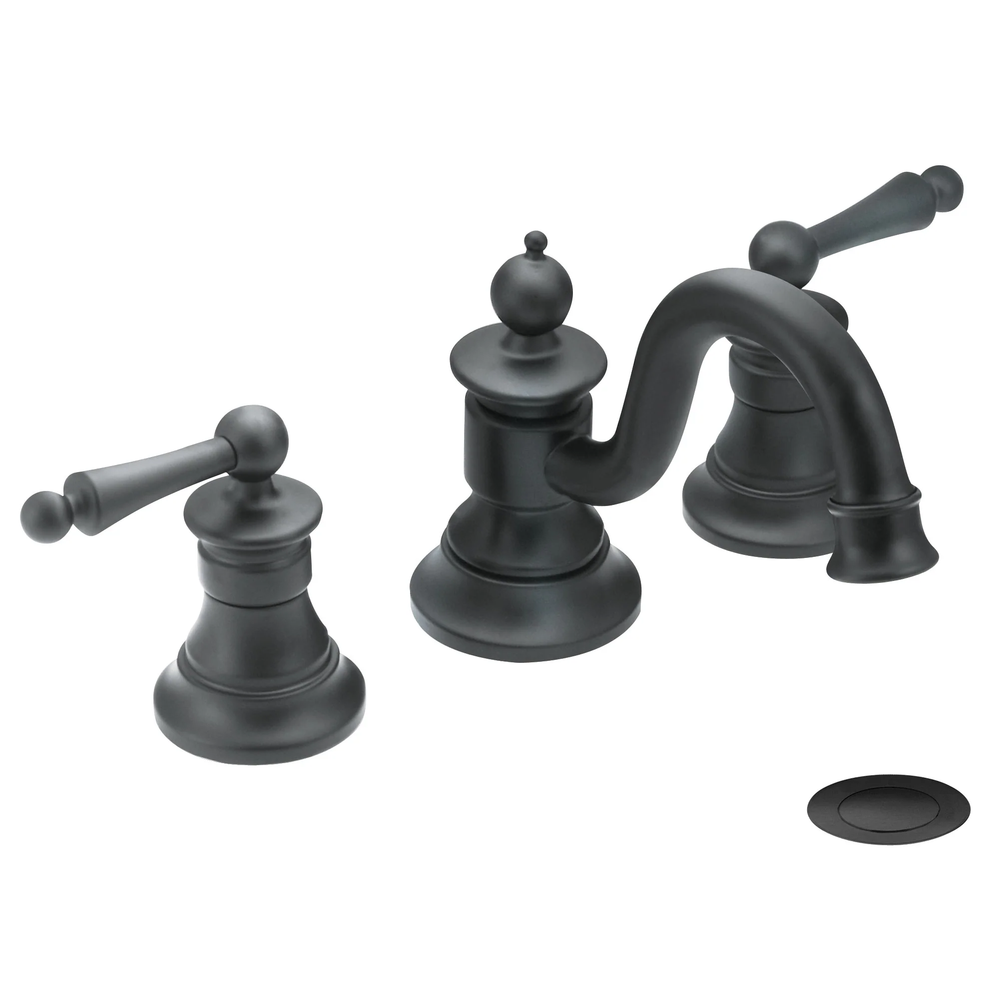 Waterhill Chrome Two-Handle High Arc Bathroom Faucet - Image 13