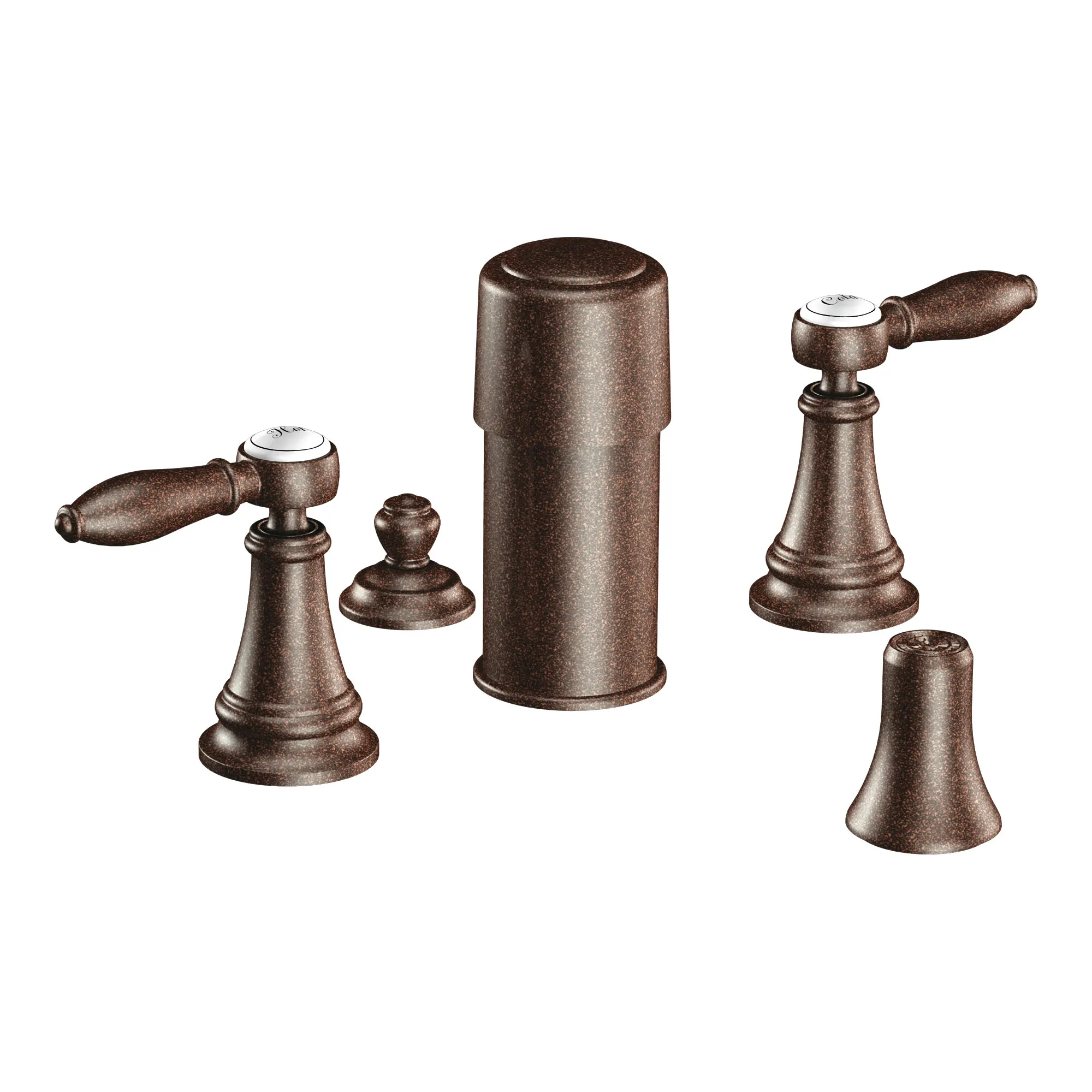 Weymouth Chrome two-handle bidet faucet - Image 6