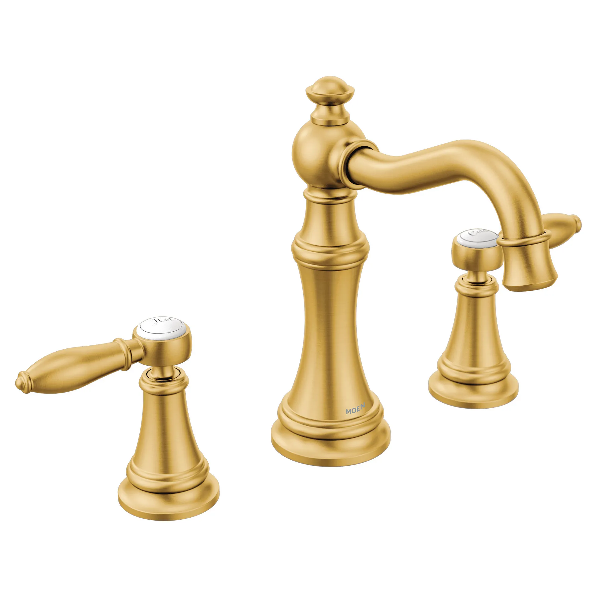 Weymouth Chrome Two-Handle High Arc Bathroom Faucet - Image 23