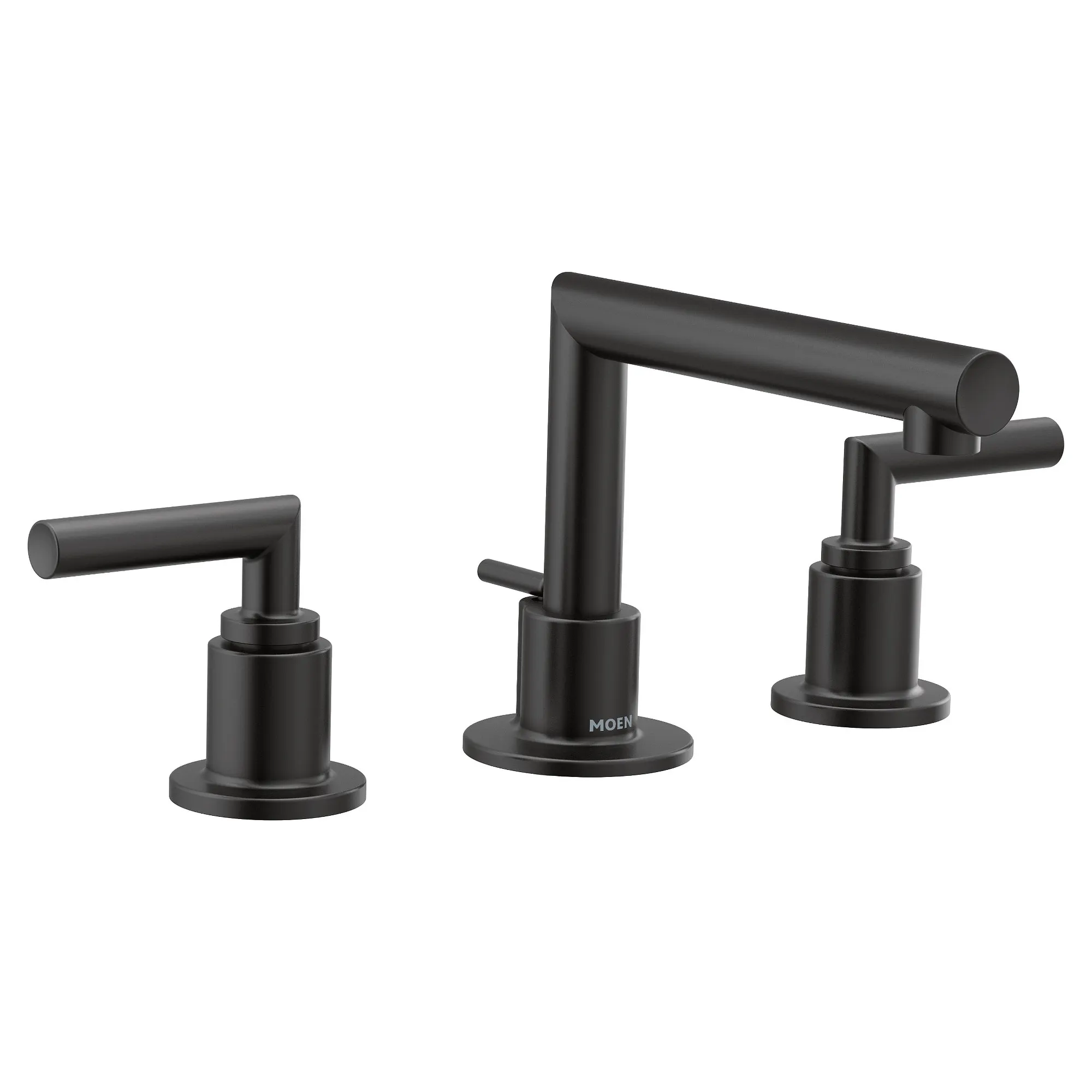 Arris Chrome Two-Handle Low Arc Bathroom Faucet - Image 13