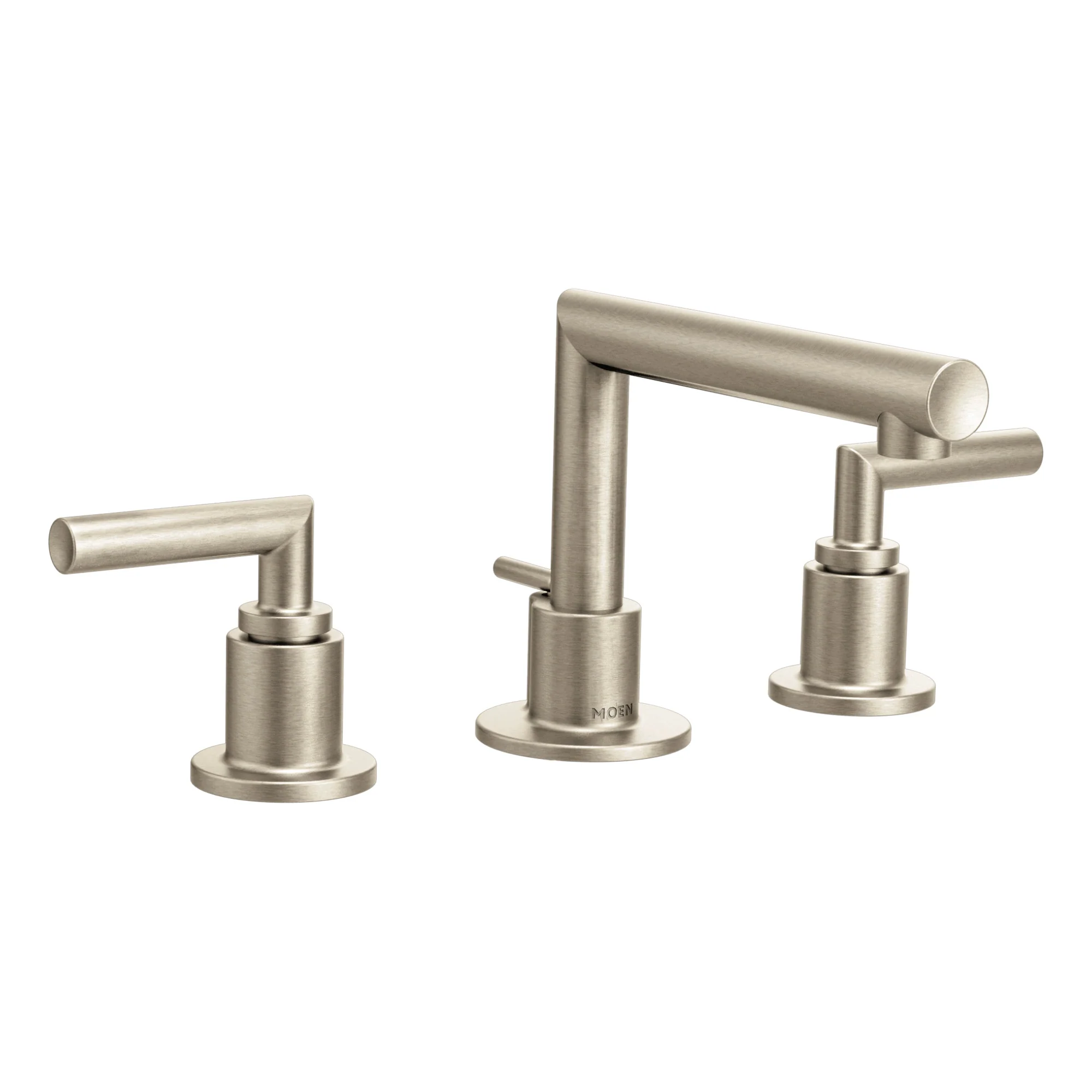 Arris Chrome Two-Handle Low Arc Bathroom Faucet - Image 18