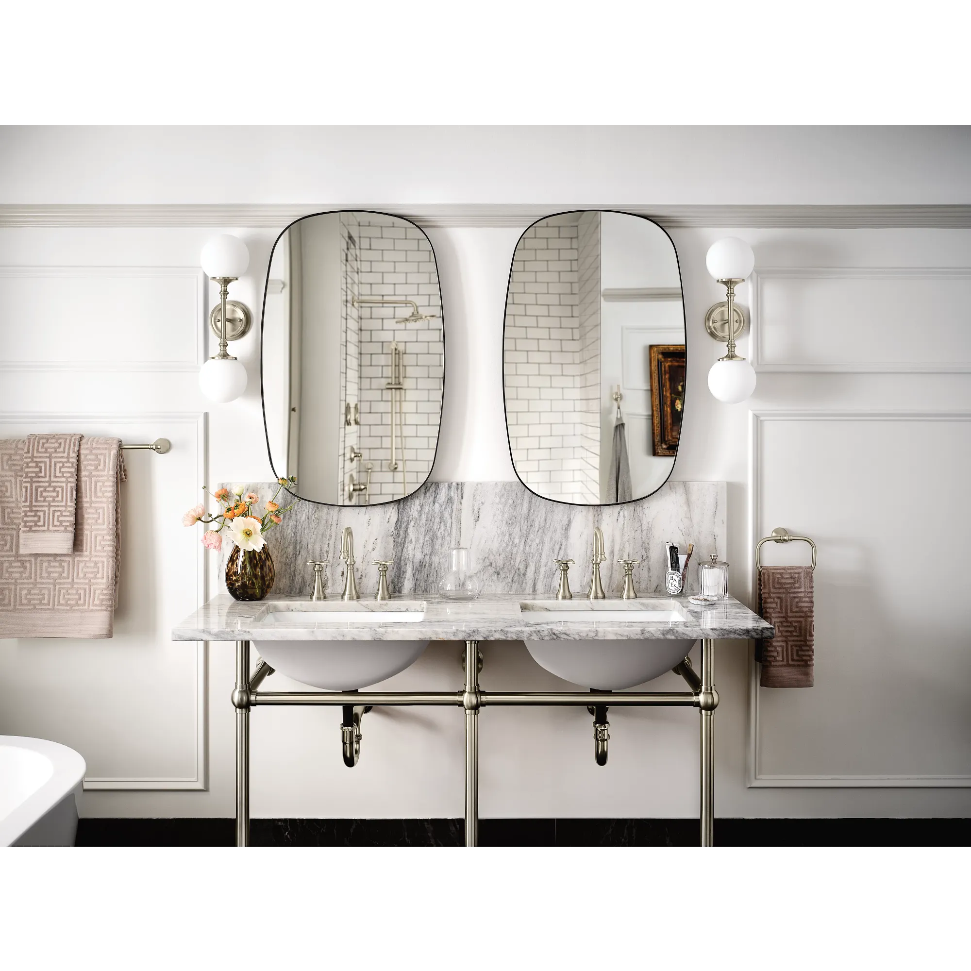 Colinet Chrome two-handle high arc bathroom faucet - Image 13