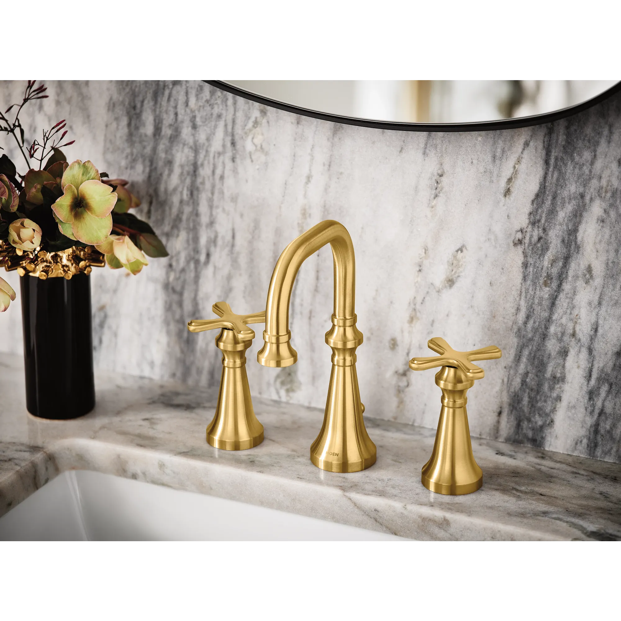 Colinet Chrome two-handle high arc bathroom faucet - Image 21