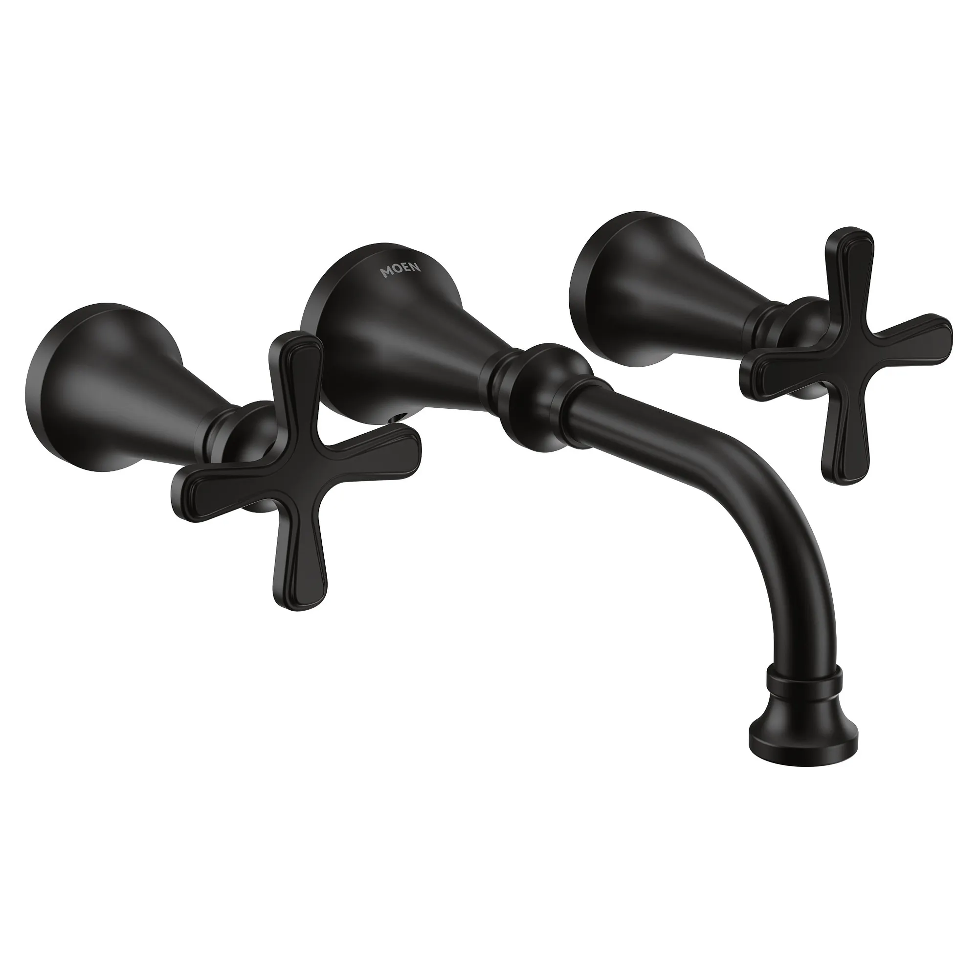 Colinet Chrome two-handle wall mount bathroom faucet - Image 6