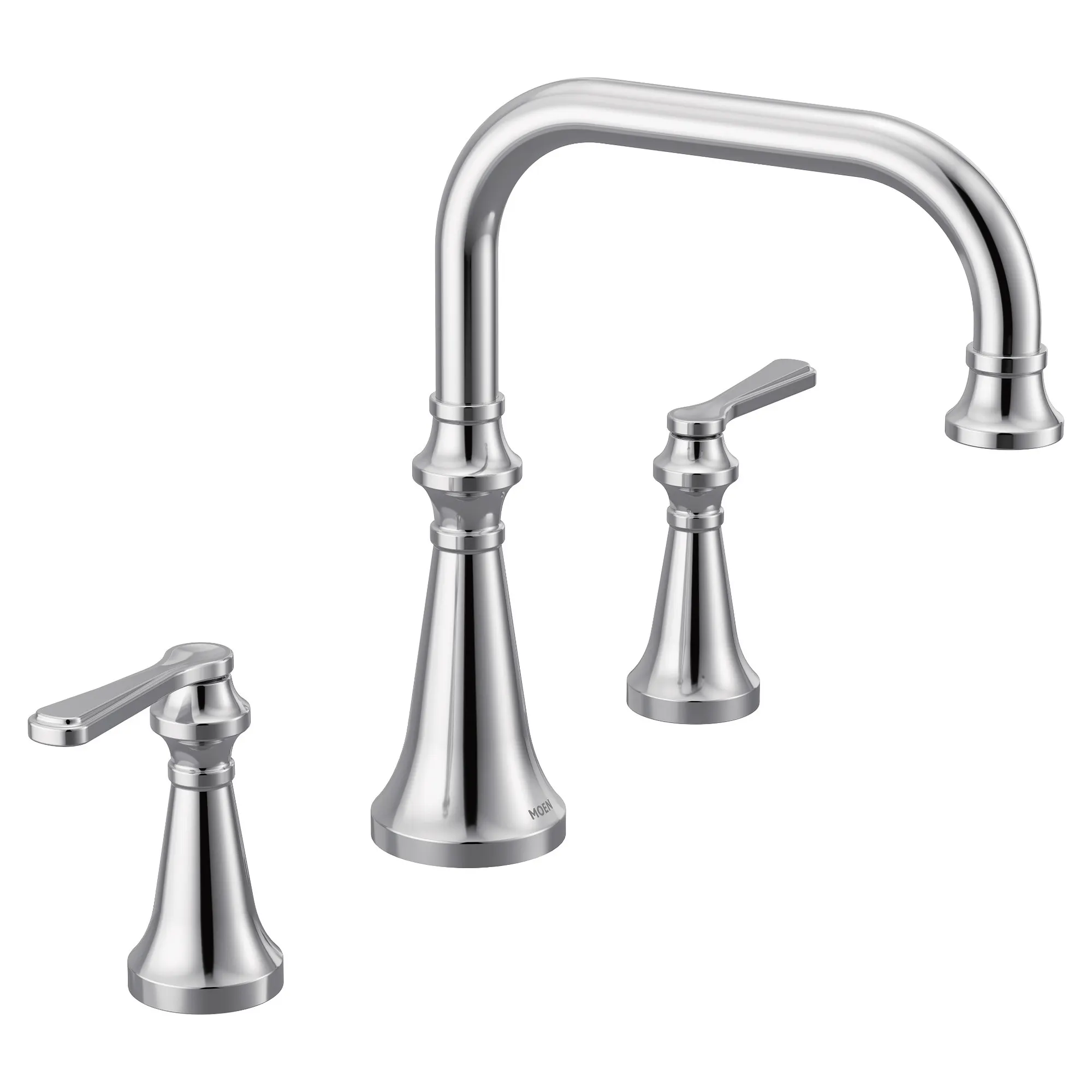 Colinet Chrome two-handle high arc roman tub faucet - Image 2