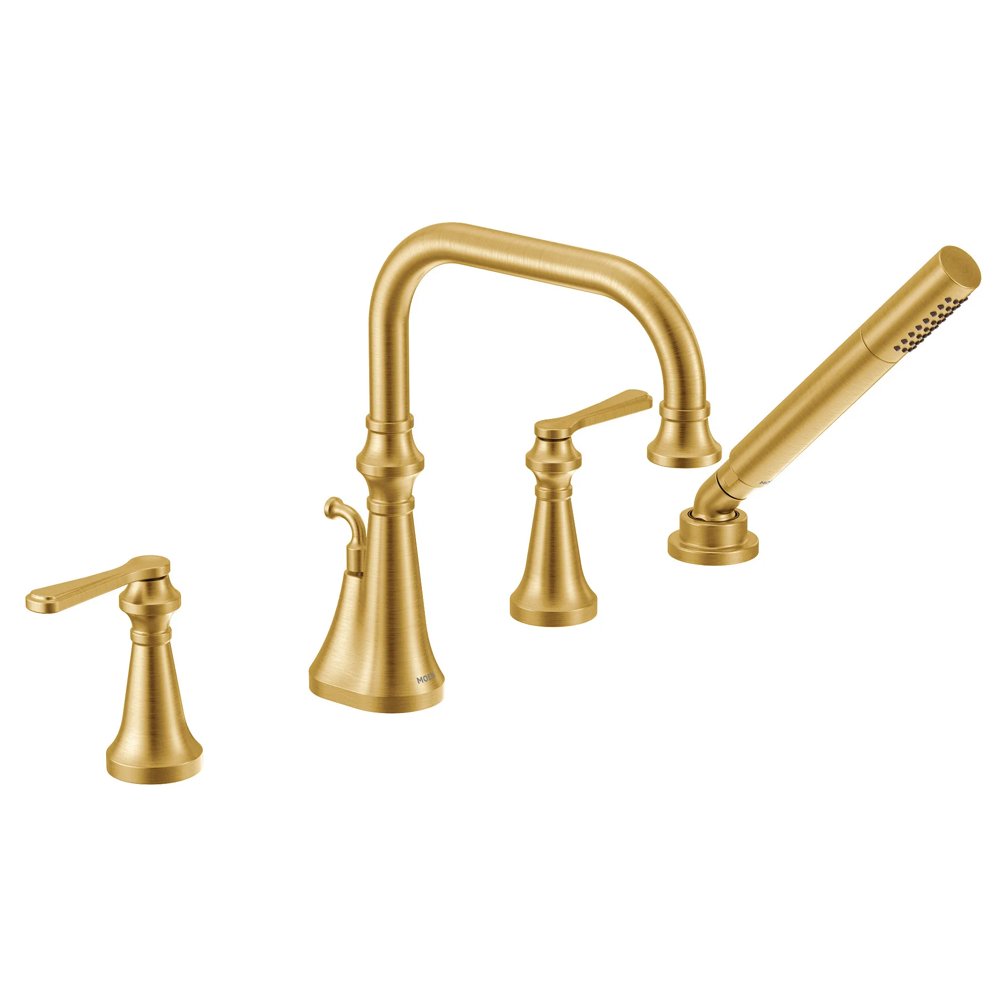 Colinet Chrome two-handle high arc roman tub faucet - Image 4