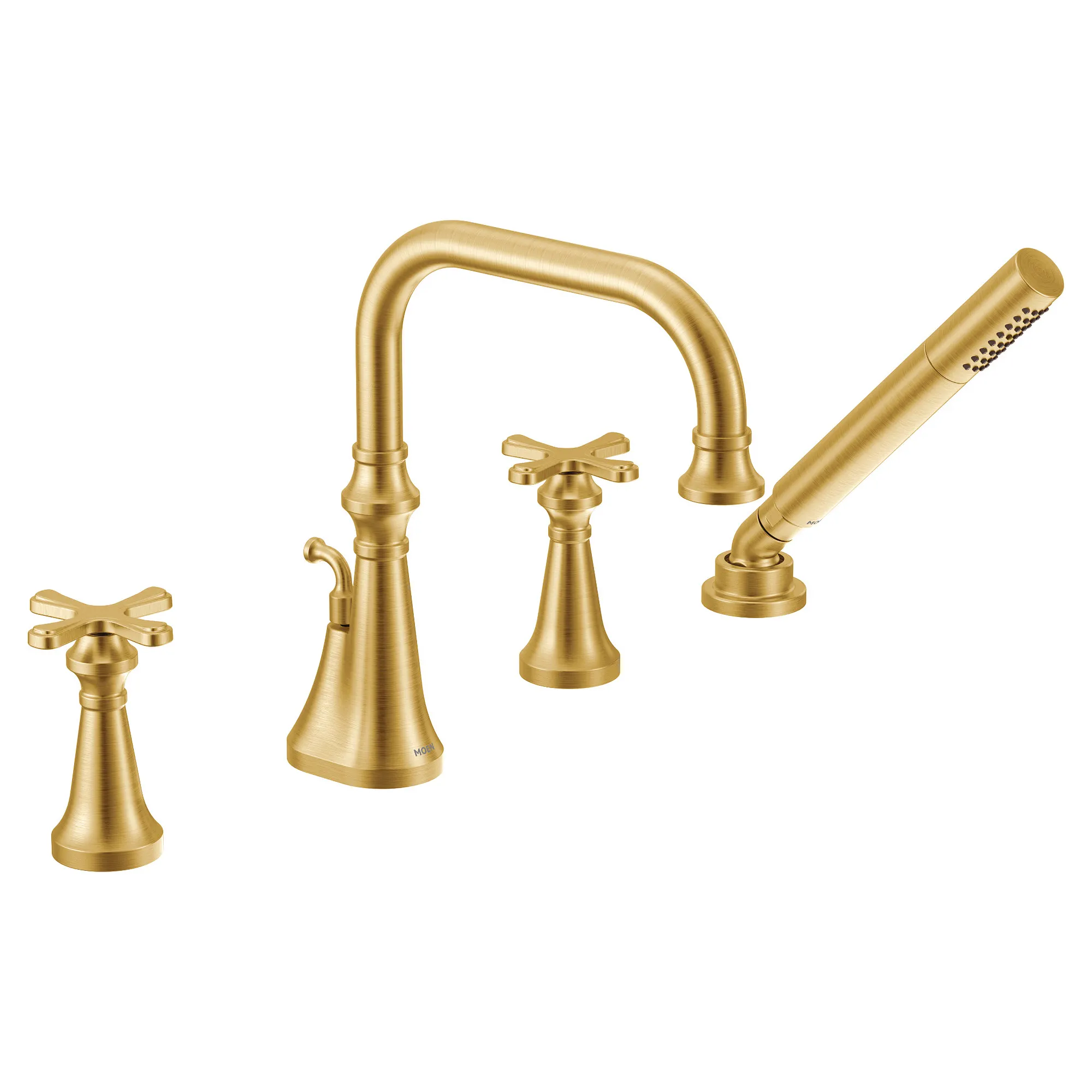 Colinet Chrome two-handle high arc roman tub faucet - Image 4
