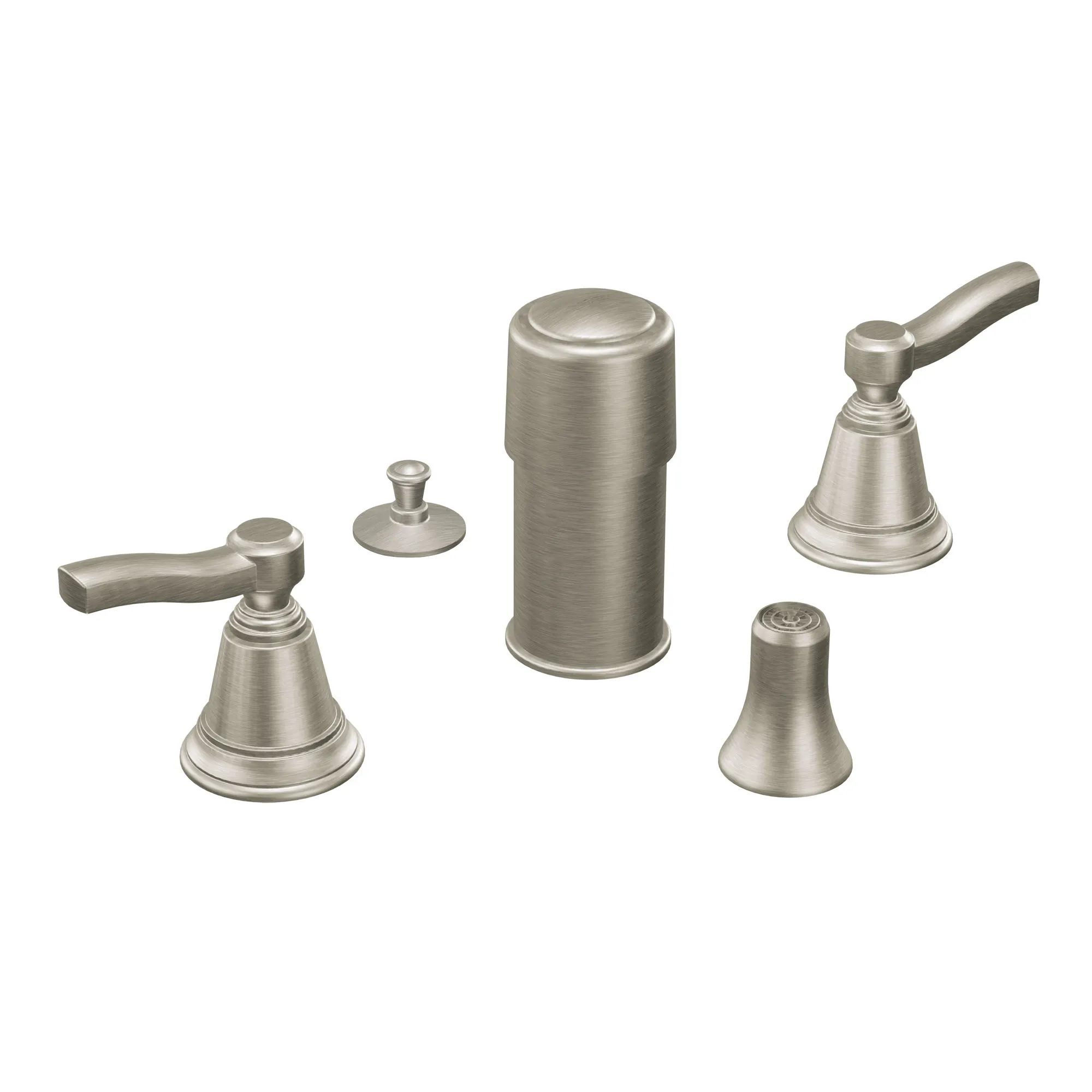 Rothbury Chrome two-handle bidet faucet - Image 2