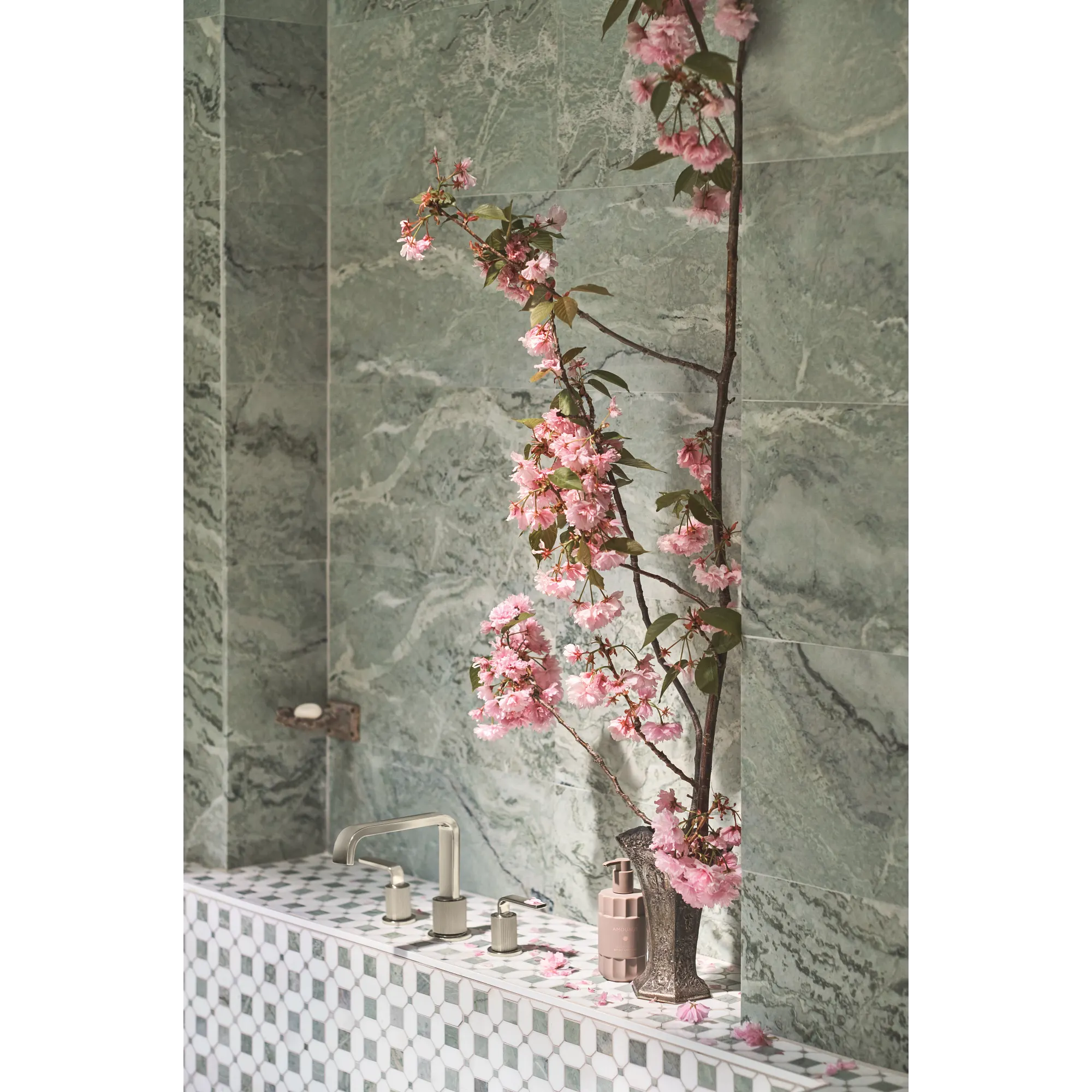 Cambium Chrome two-handle high arc roman tub faucet - Image 15