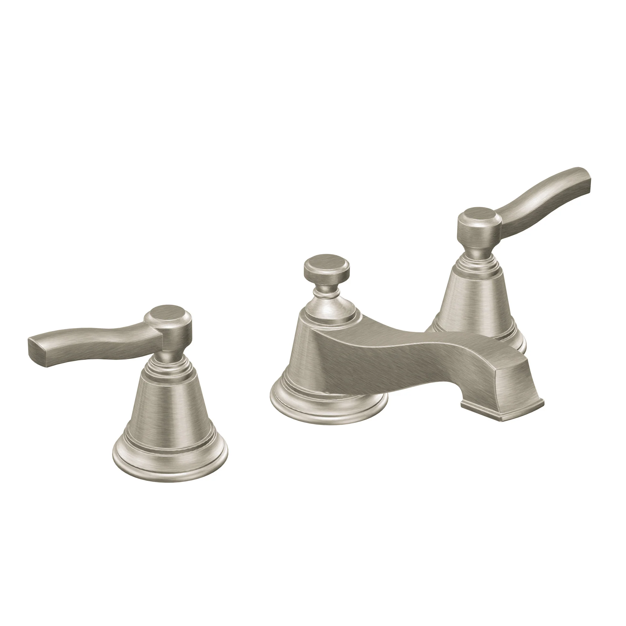 Rothbury Chrome Two-Handle Low Arc Bathroom Faucet - Image 7