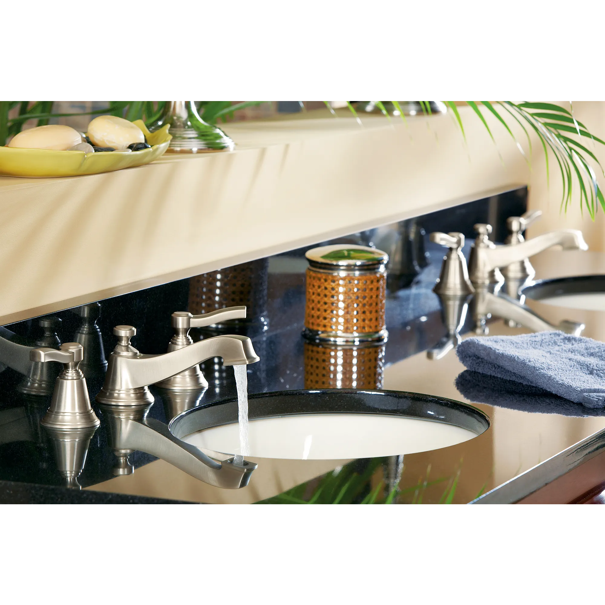 Rothbury Chrome Two-Handle Low Arc Bathroom Faucet - Image 8