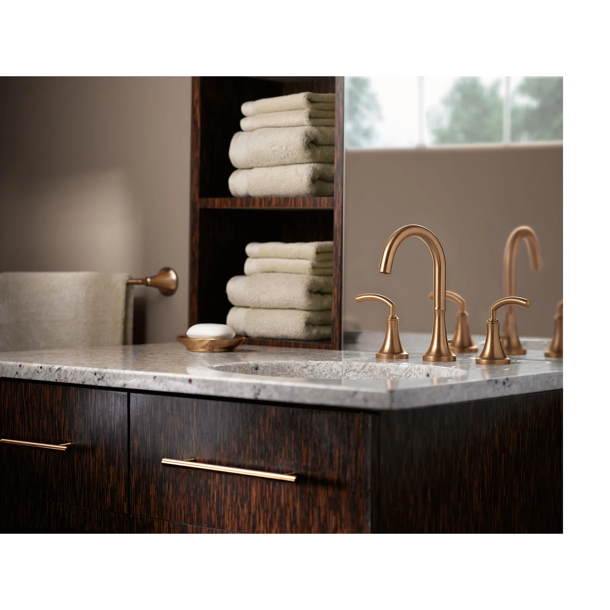 Icon Chrome Two-Handle High Arc Bathroom Faucet - Image 7
