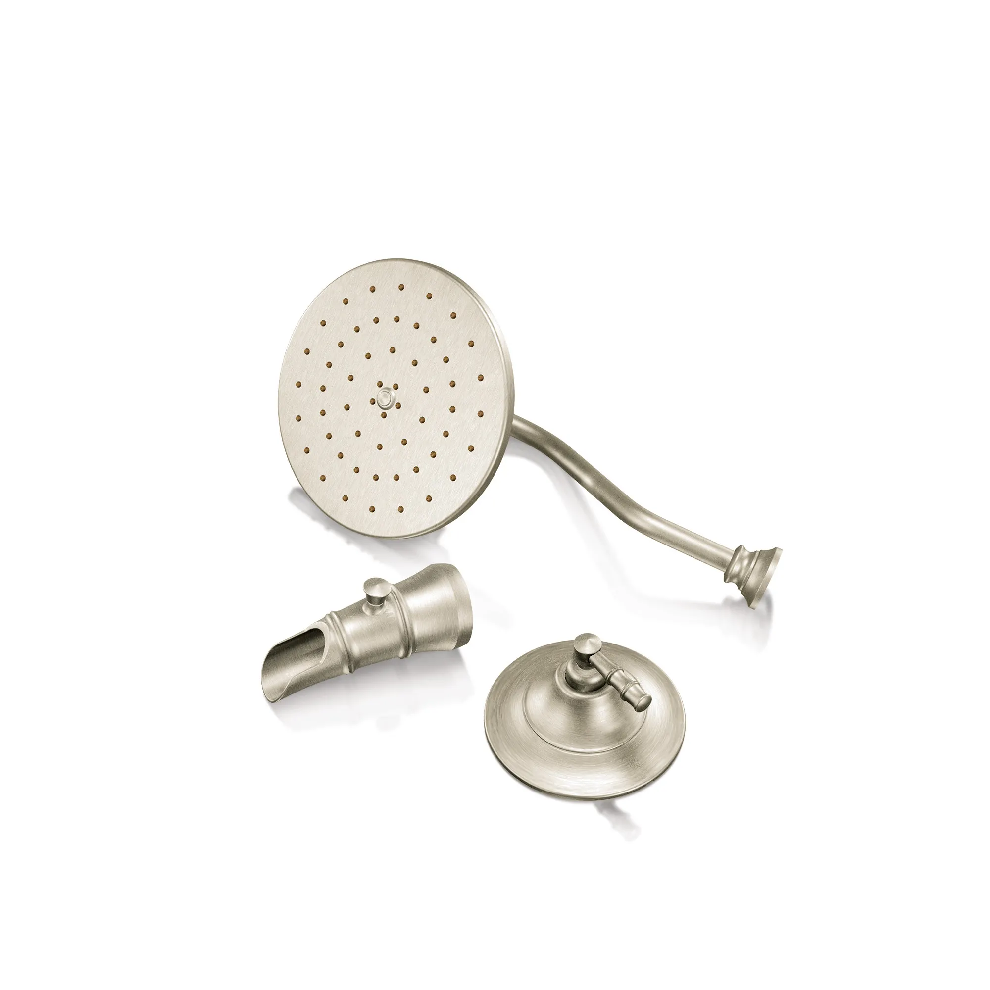 Bamboo Brushed nickel Posi-Temp(R) tub/shower - Image 3
