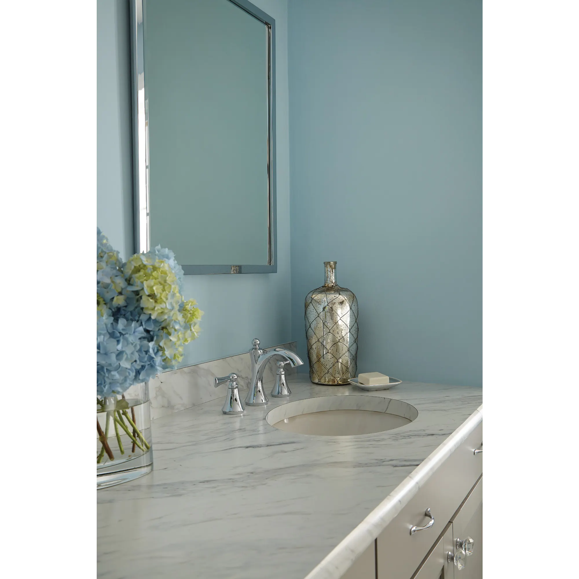 Wynford Chrome two-handle high arc bathroom faucet - Image 6