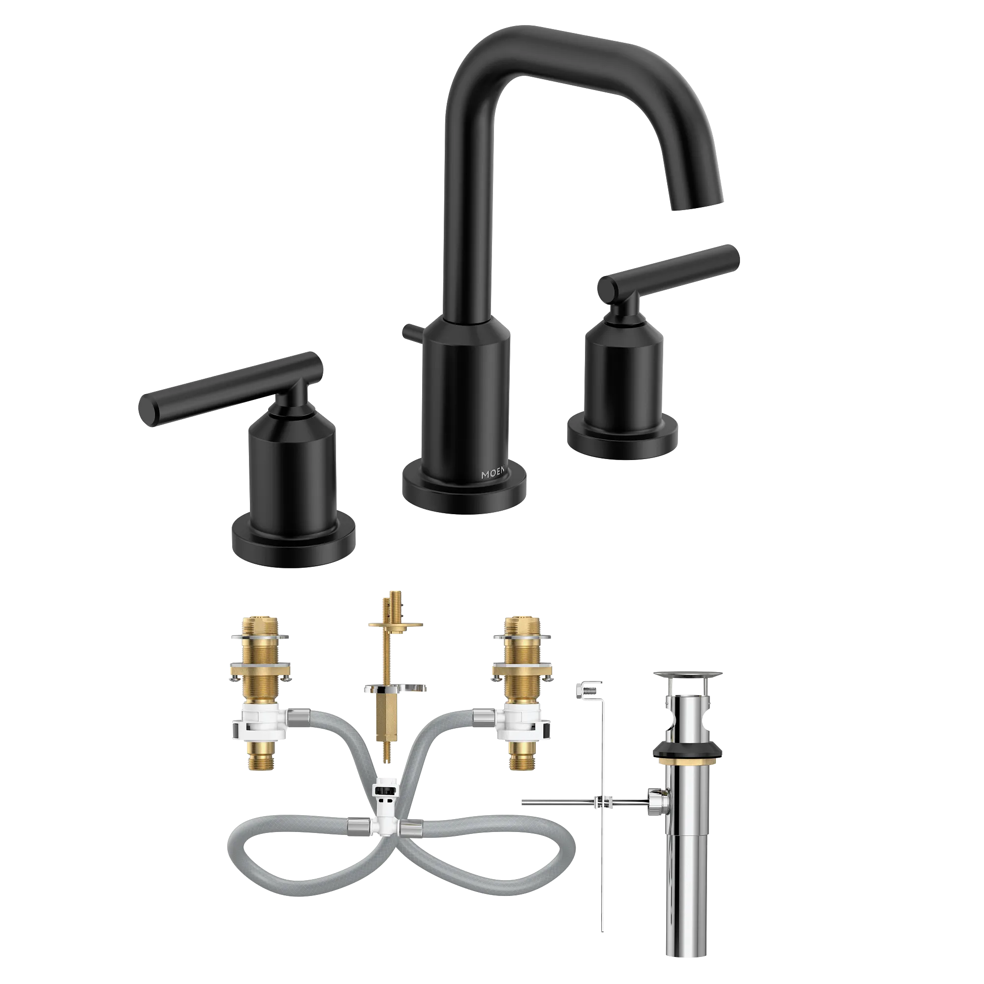 Gibson Two-Handle Widespread Bathroom Sink Faucet - Image 8