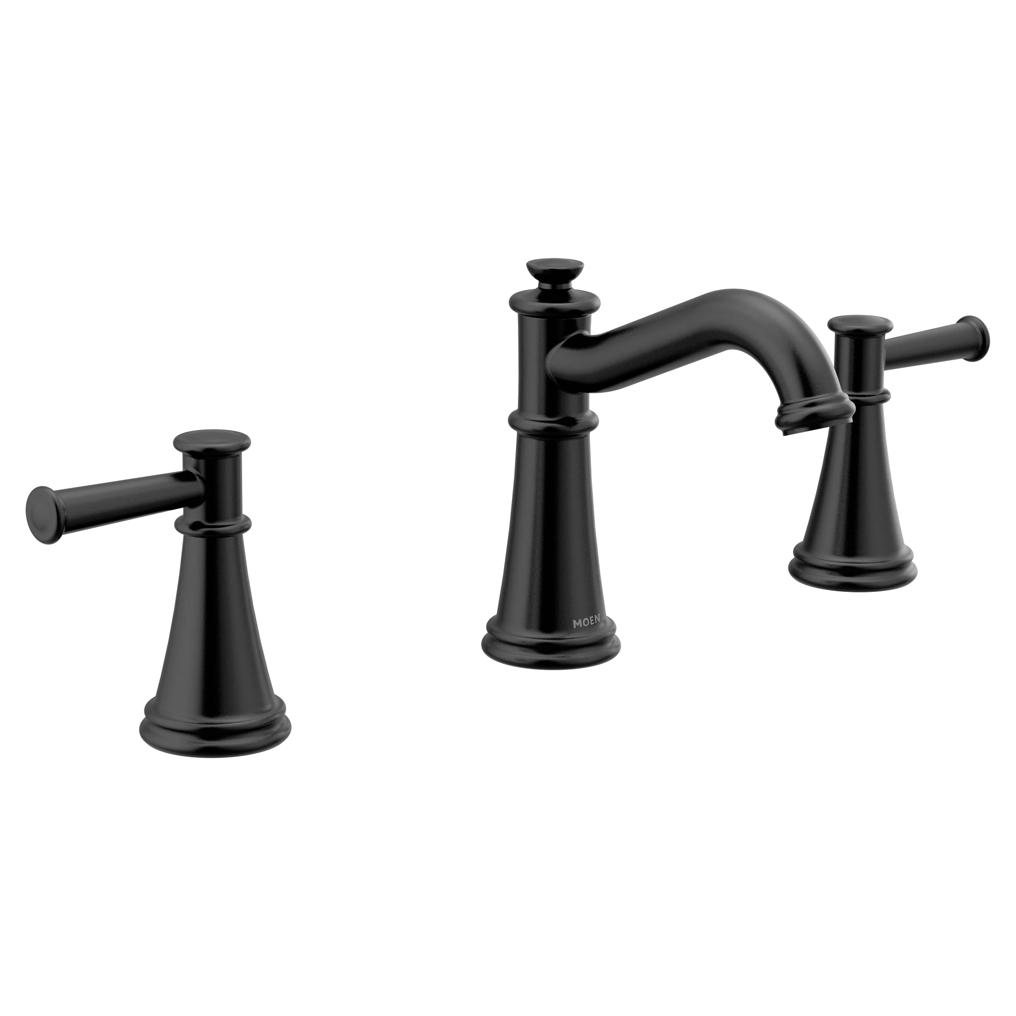 Belfield Chrome two-handle high arc bathroom faucet - Image 3