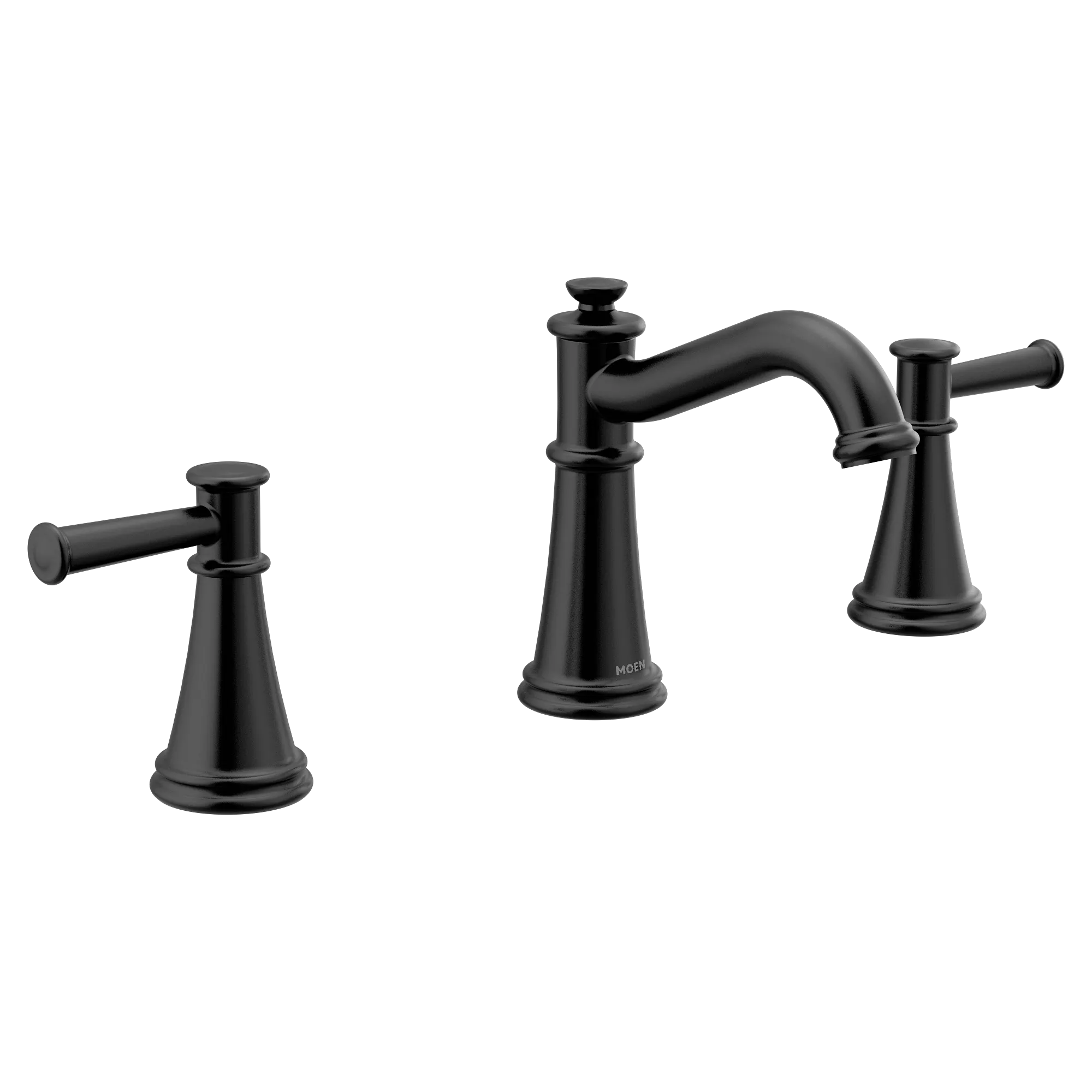 Belfield Chrome two-handle high arc bathroom faucet - Image 4