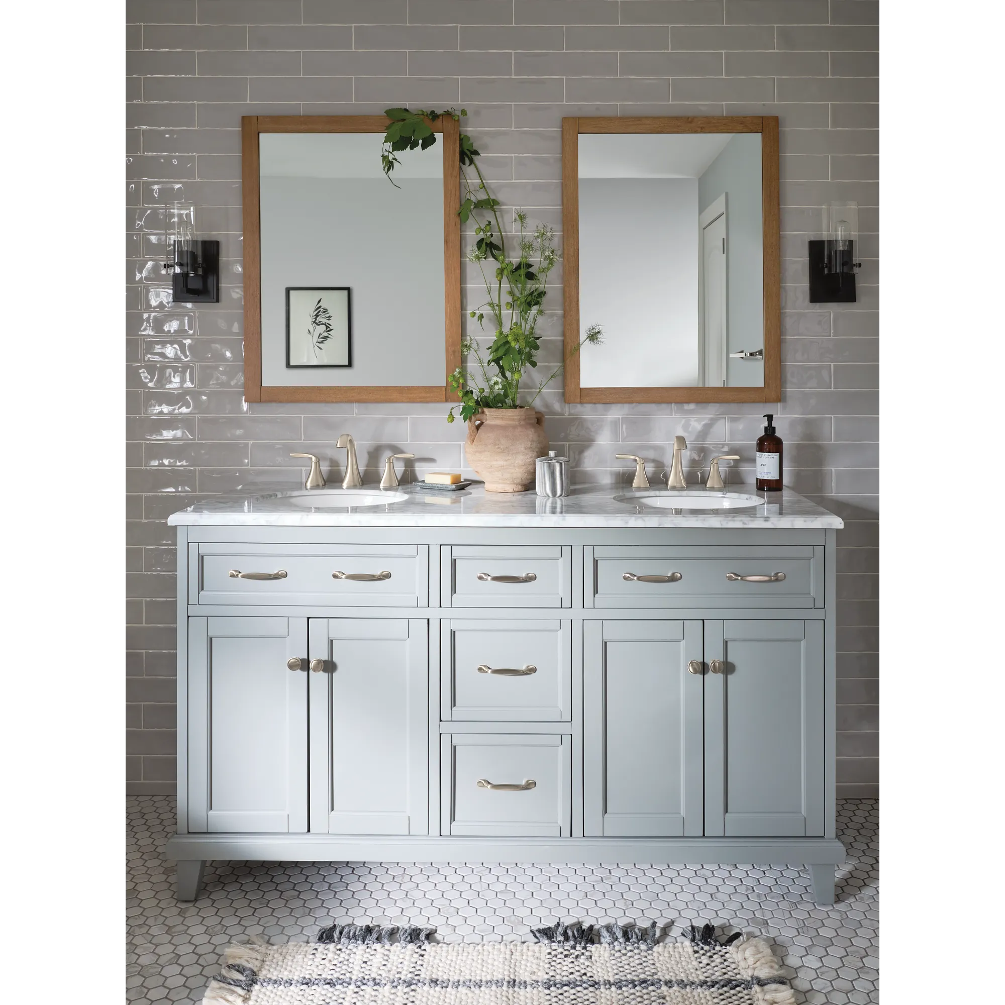 Voss Chrome two-handle high arc bathroom faucet - Image 14