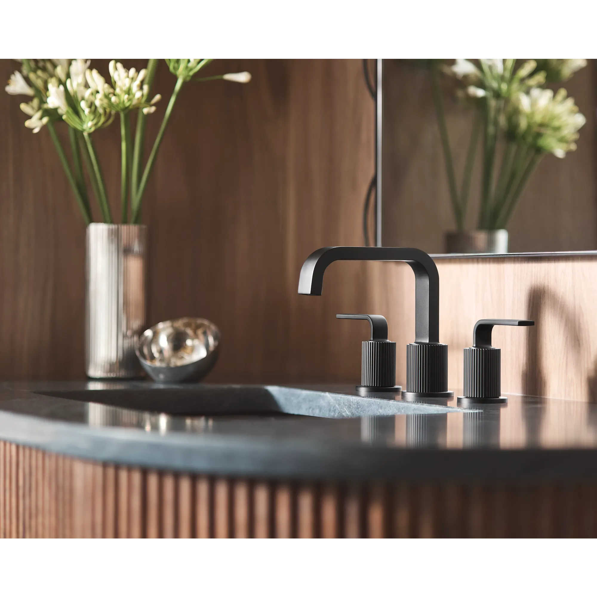 Cambium Chrome two-handle high arc bathroom faucet - Image 5