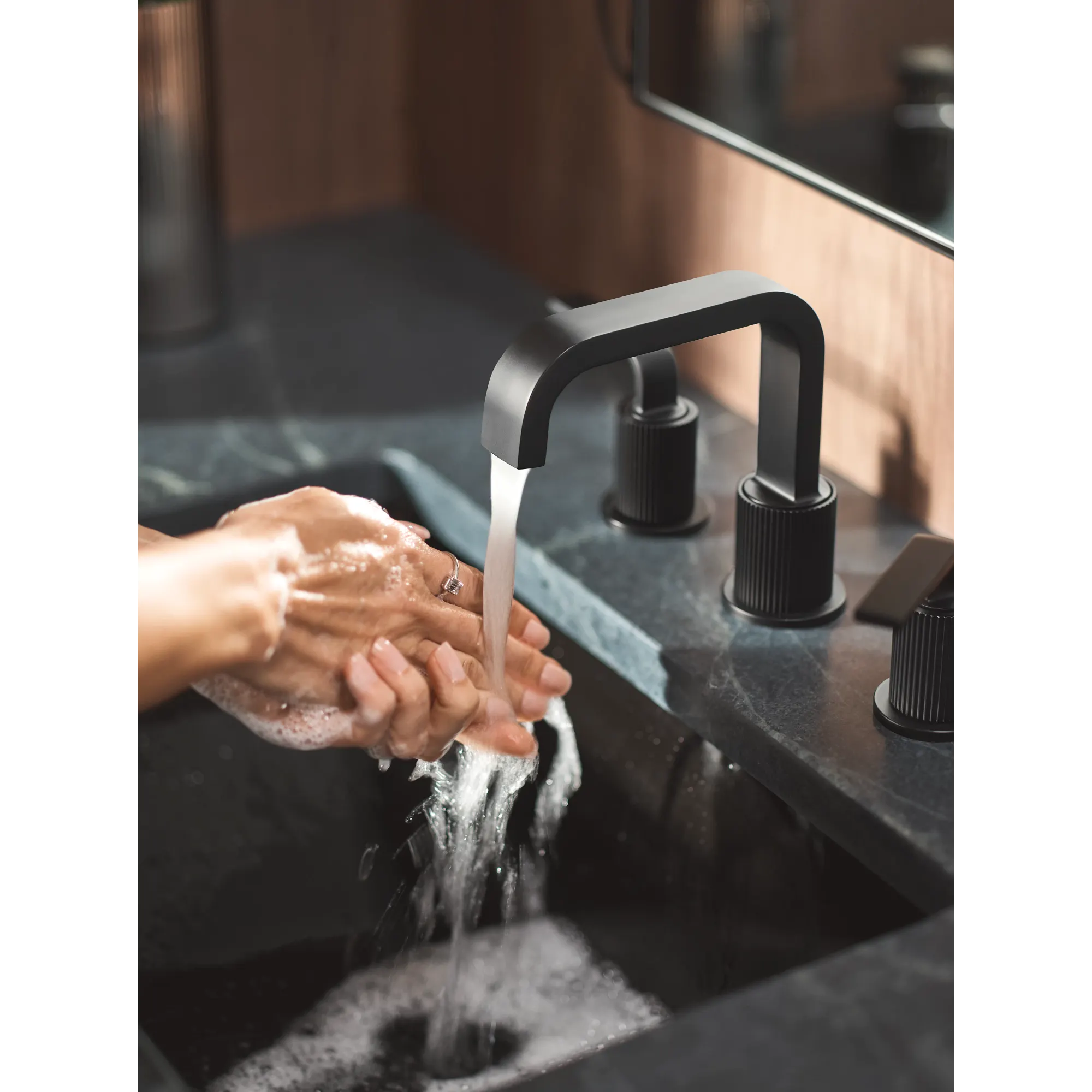 Cambium Chrome two-handle high arc bathroom faucet - Image 7
