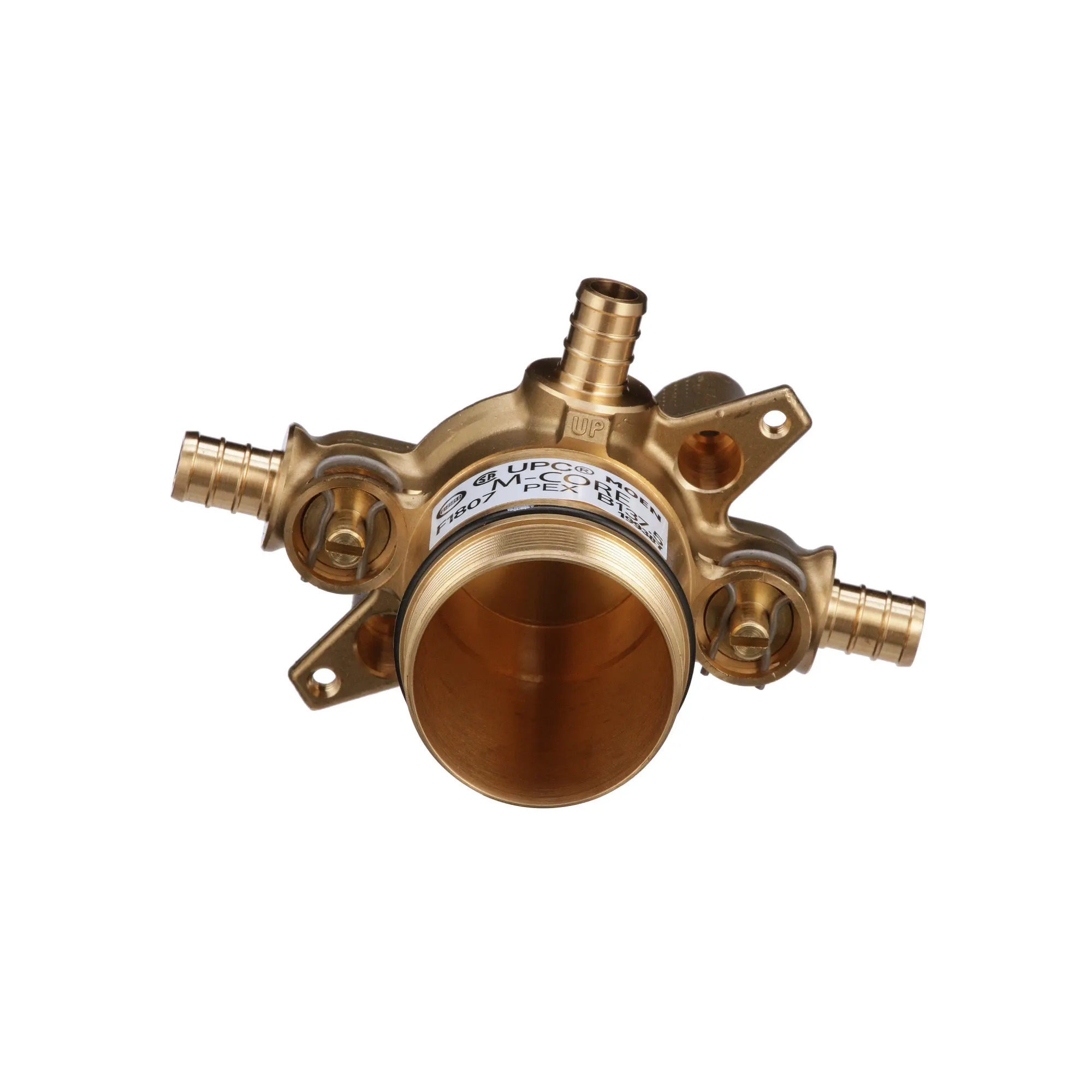 M-CORE 3 Port 1/2" Crimp Ring Pex Connection - Image 2