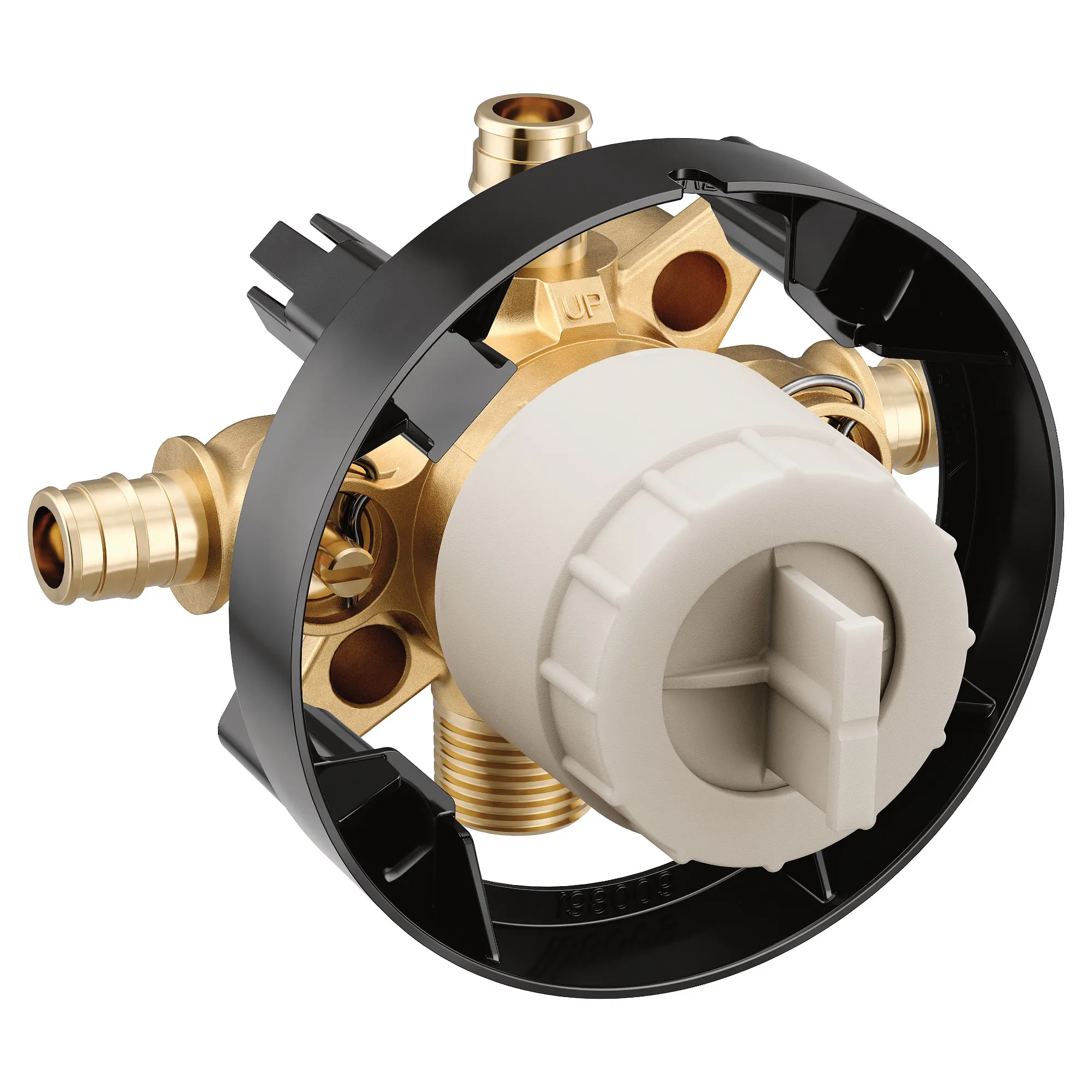 M-CORE 4 Port 1/2" Cold Exp Pex With Cc/ips Tub Connection Includes Stops - Image 3