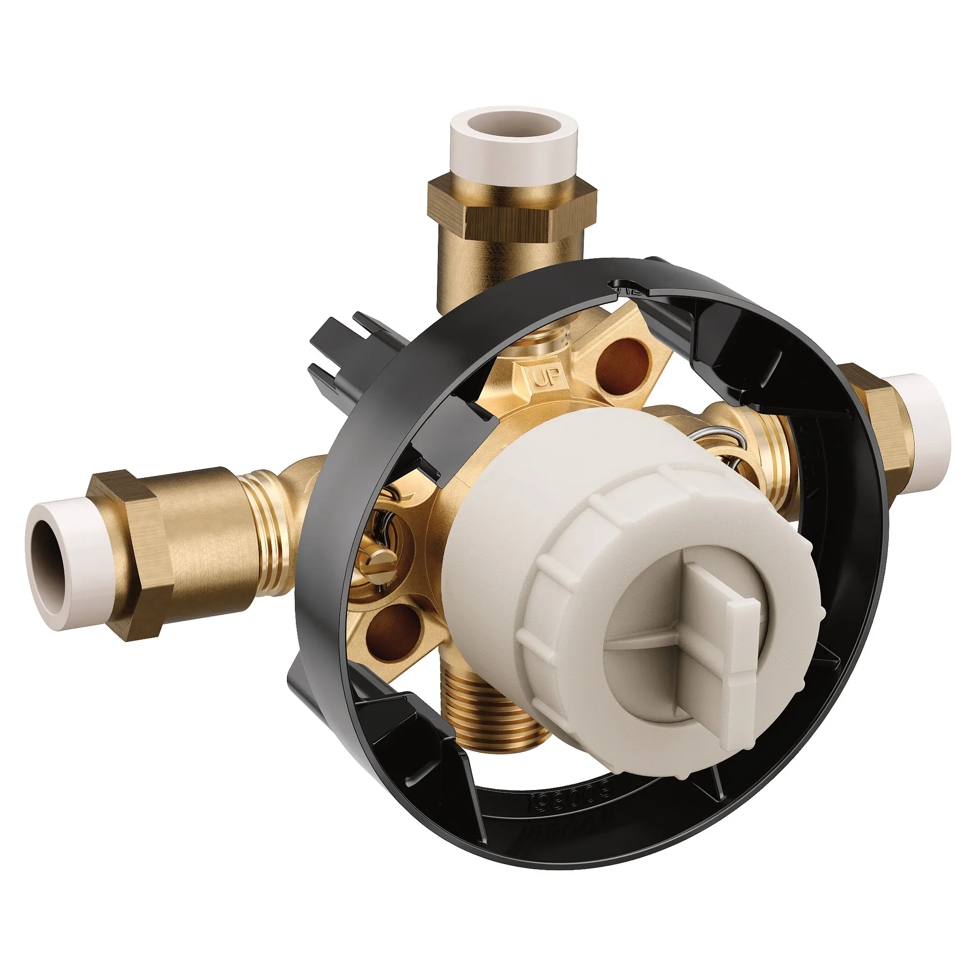 M-CORE 4 Port 1/2" Cpvc With Cc/ips Tub Outlet Connection Includes Stops - Image 3