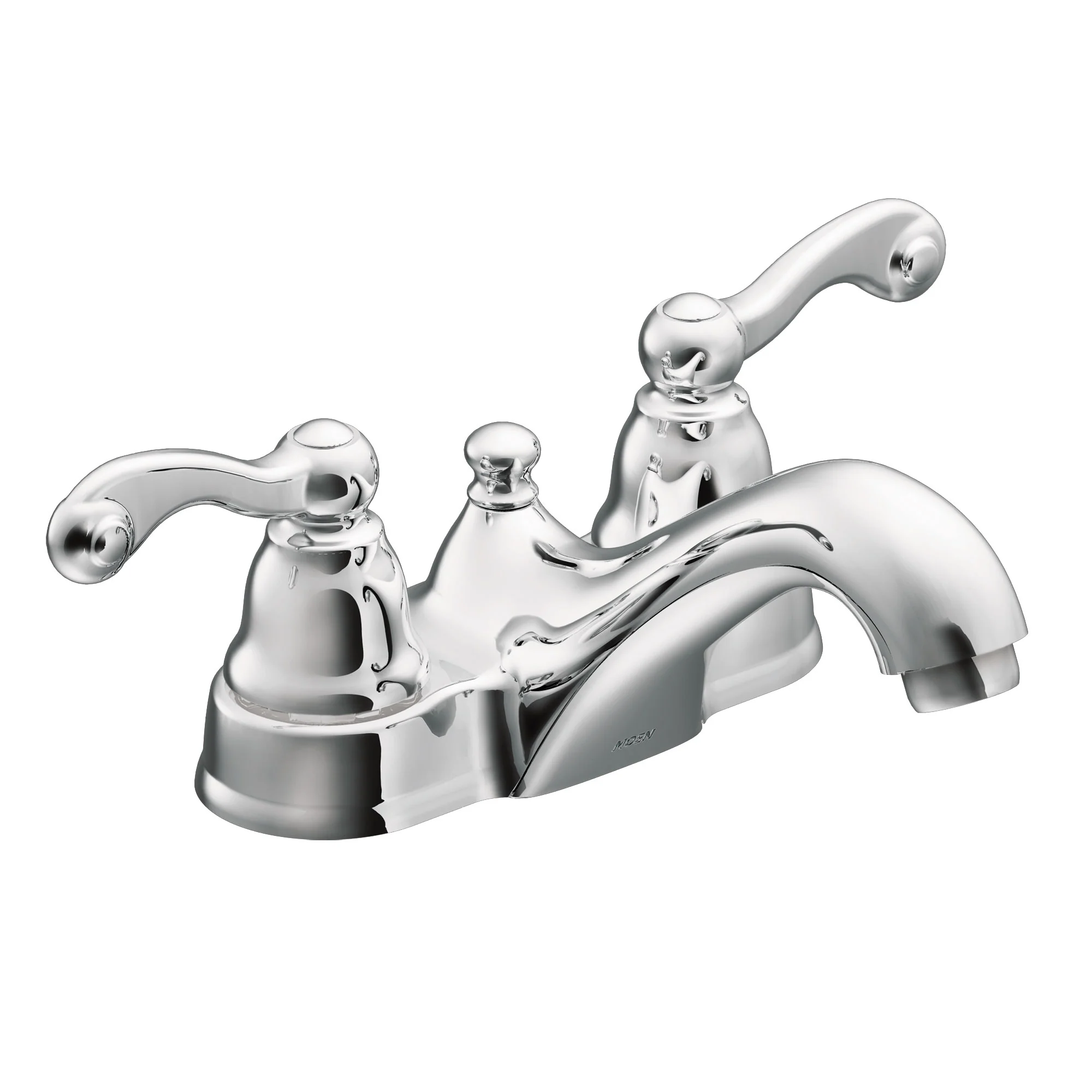Traditional Two-handle Centerset Bathroom Sink Faucet
