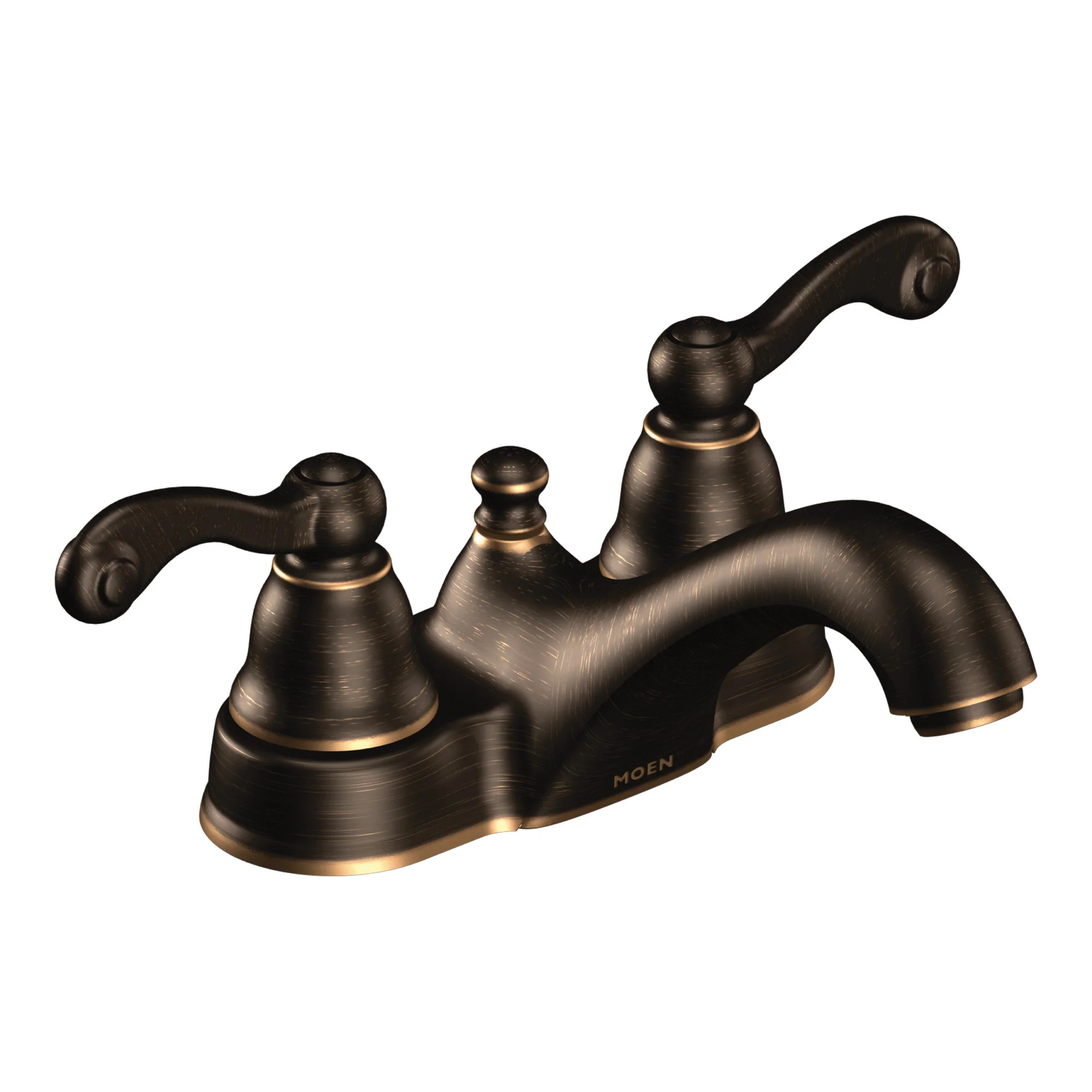 Traditional Two-handle Centerset Bathroom Sink Faucet - Image 3