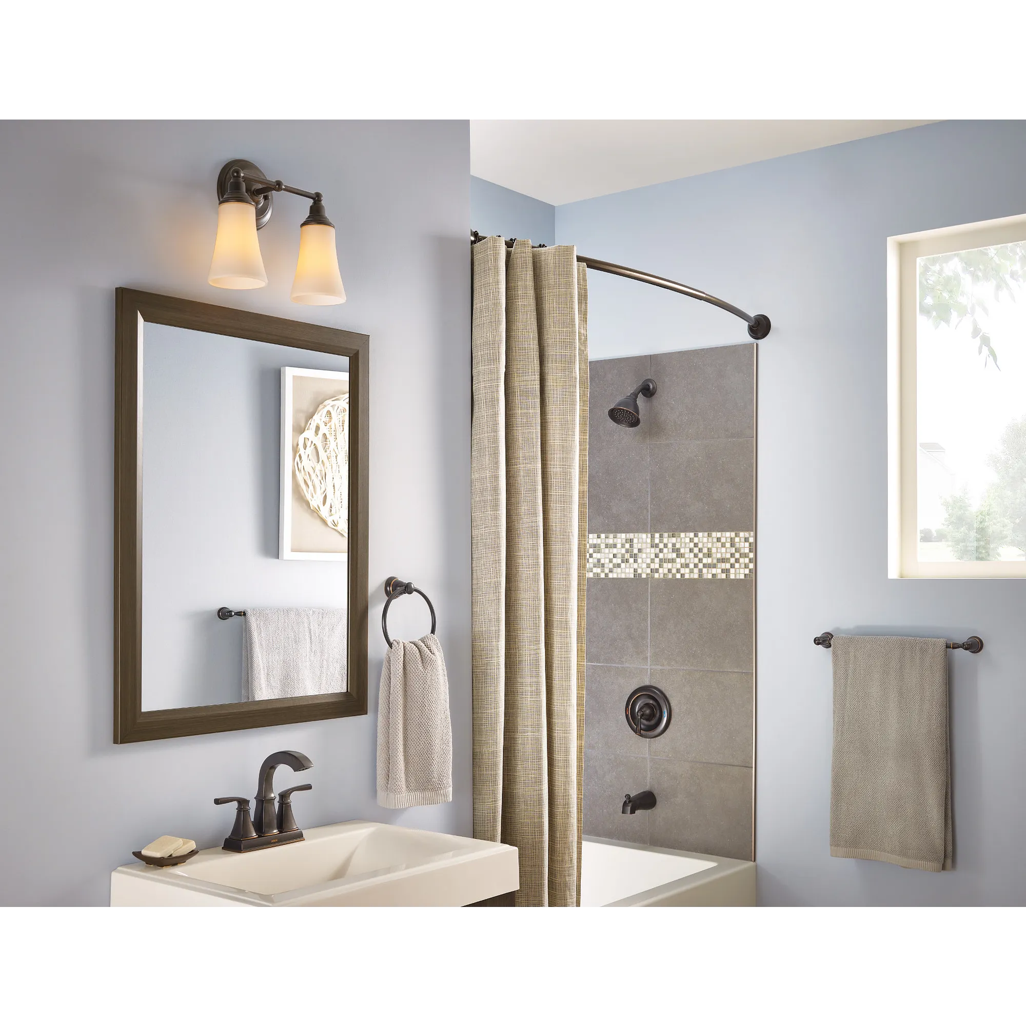 Hensley Two-handle Centerset Bathroom Sink Faucet - Image 2