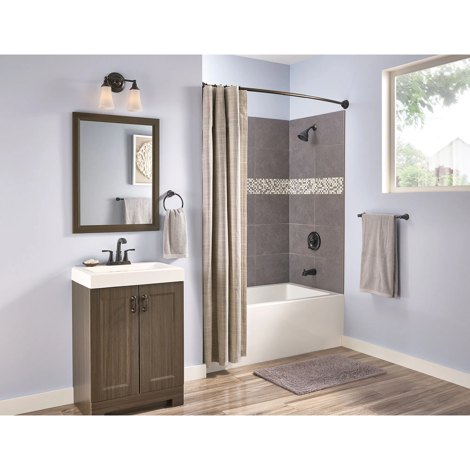 Hensley Two-handle Centerset Bathroom Sink Faucet - Image 4