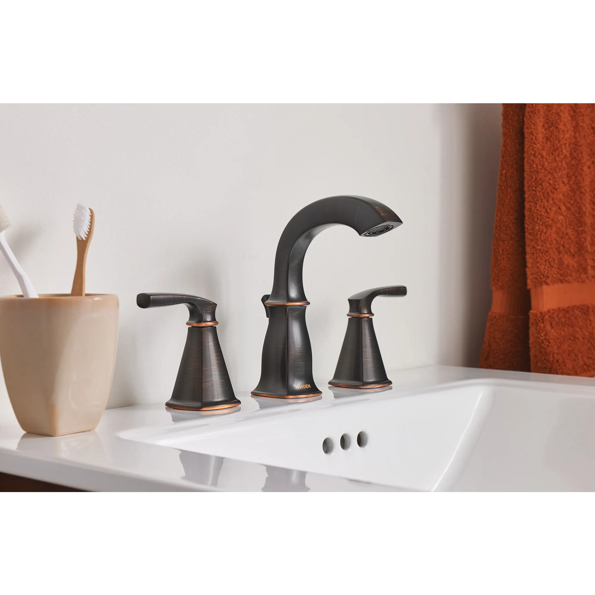 Hensley Two-handle Centerset Bathroom Sink Faucet - Image 2