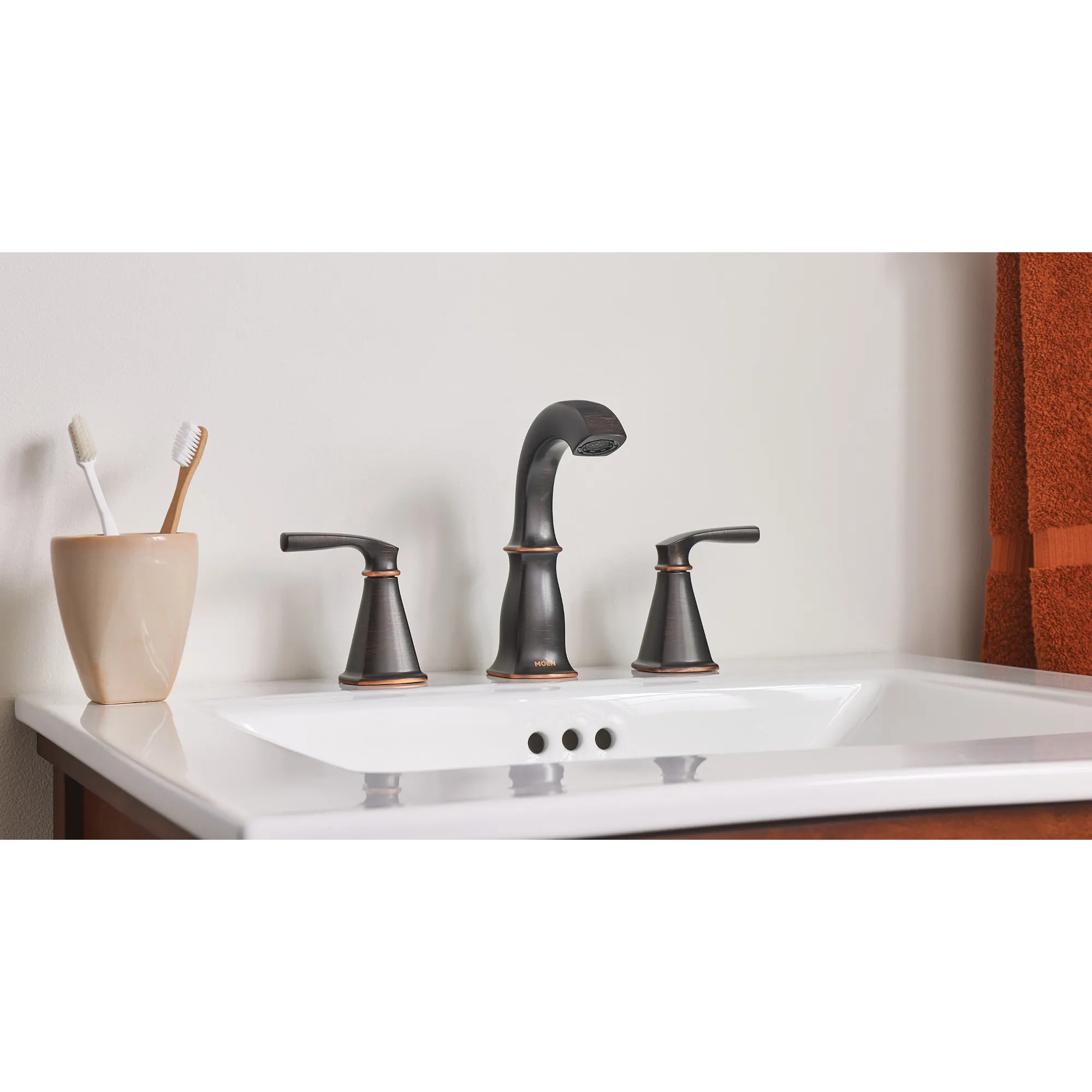 Hensley Two-handle Centerset Bathroom Sink Faucet - Image 4