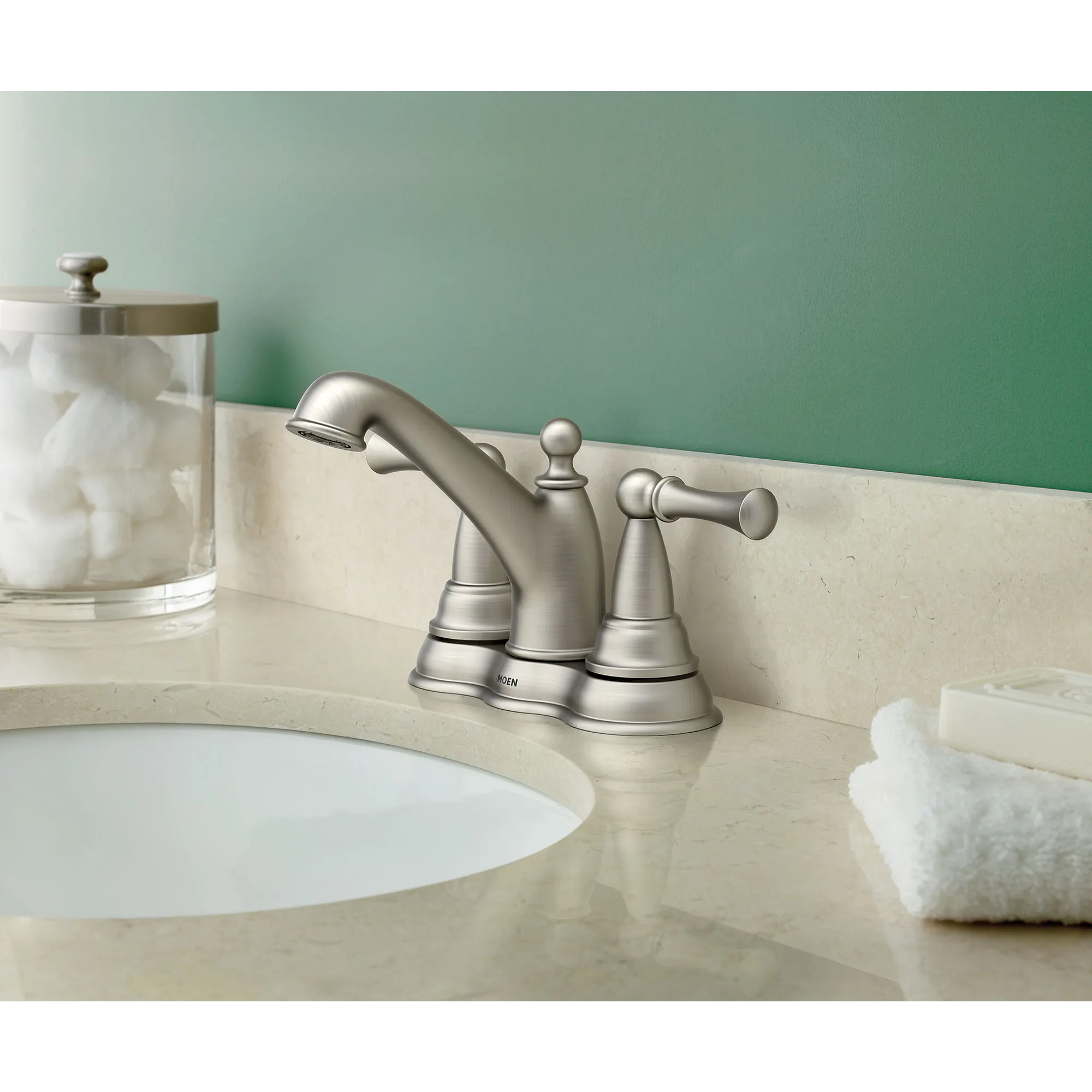 Sage Two-handle Centerset Bathroom Sink Faucet - Image 3