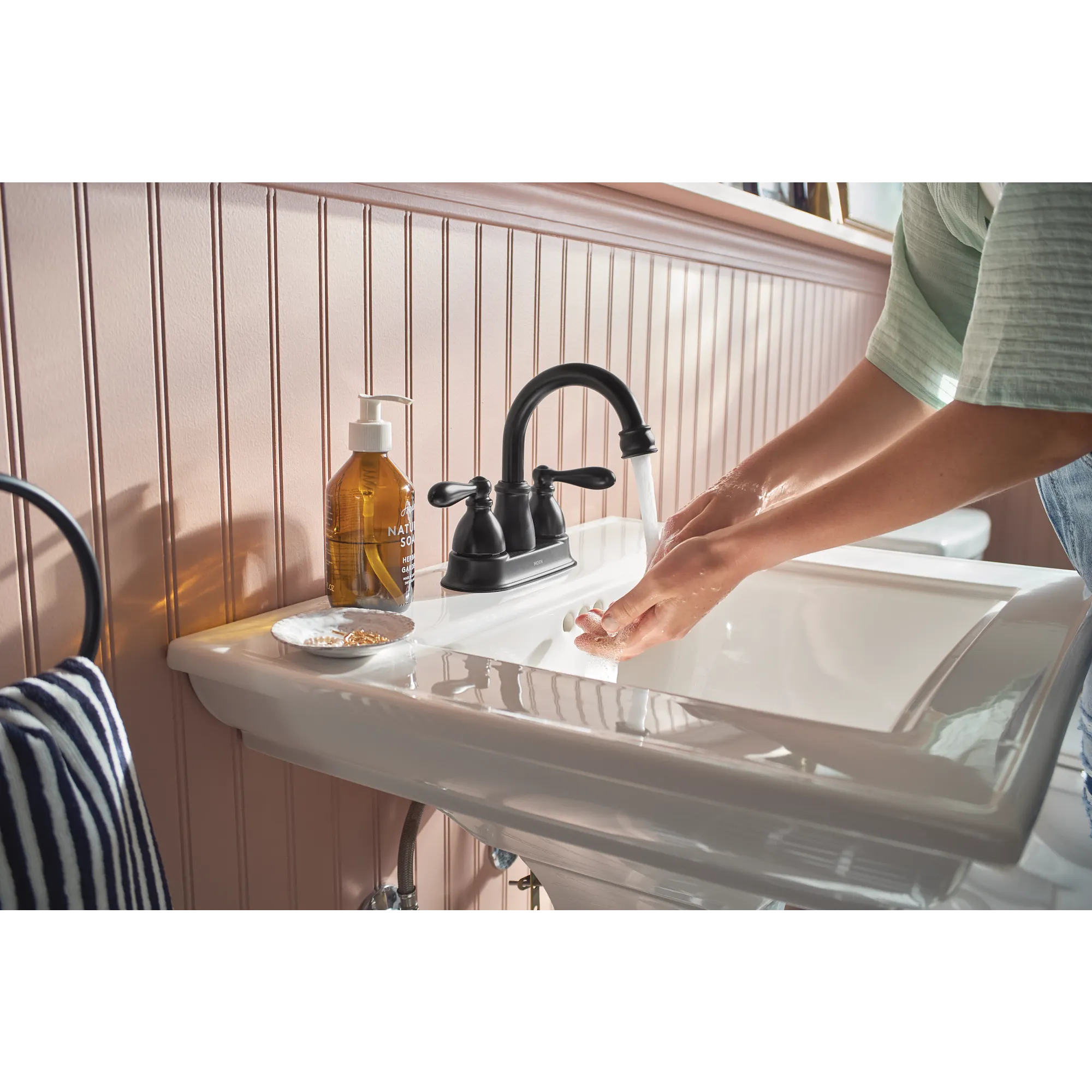 Caldwell Two-handle Centerset Bathroom Sink Faucet - Image 14