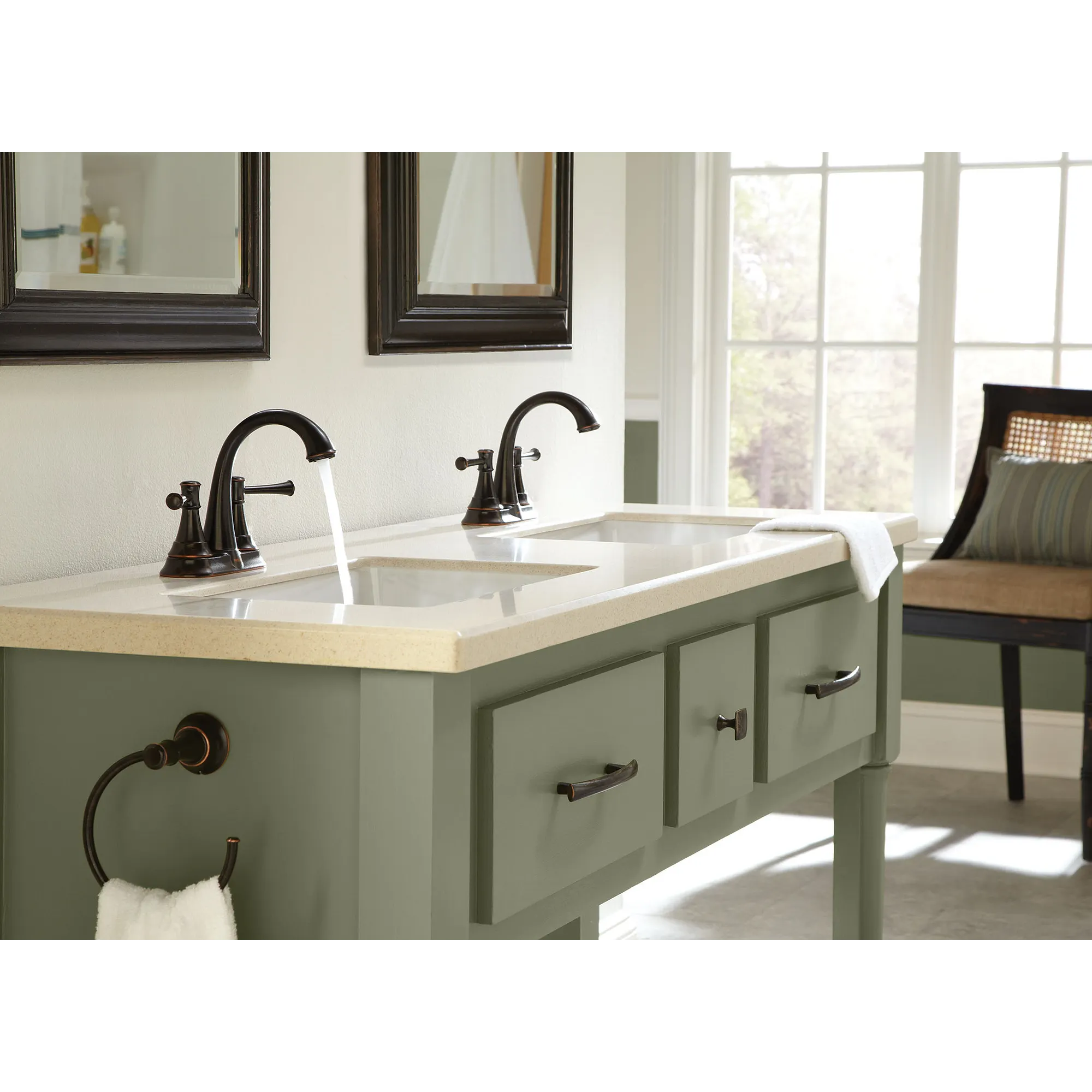 Ashville Two-handle Centerset Bathroom Sink Faucet - Image 11