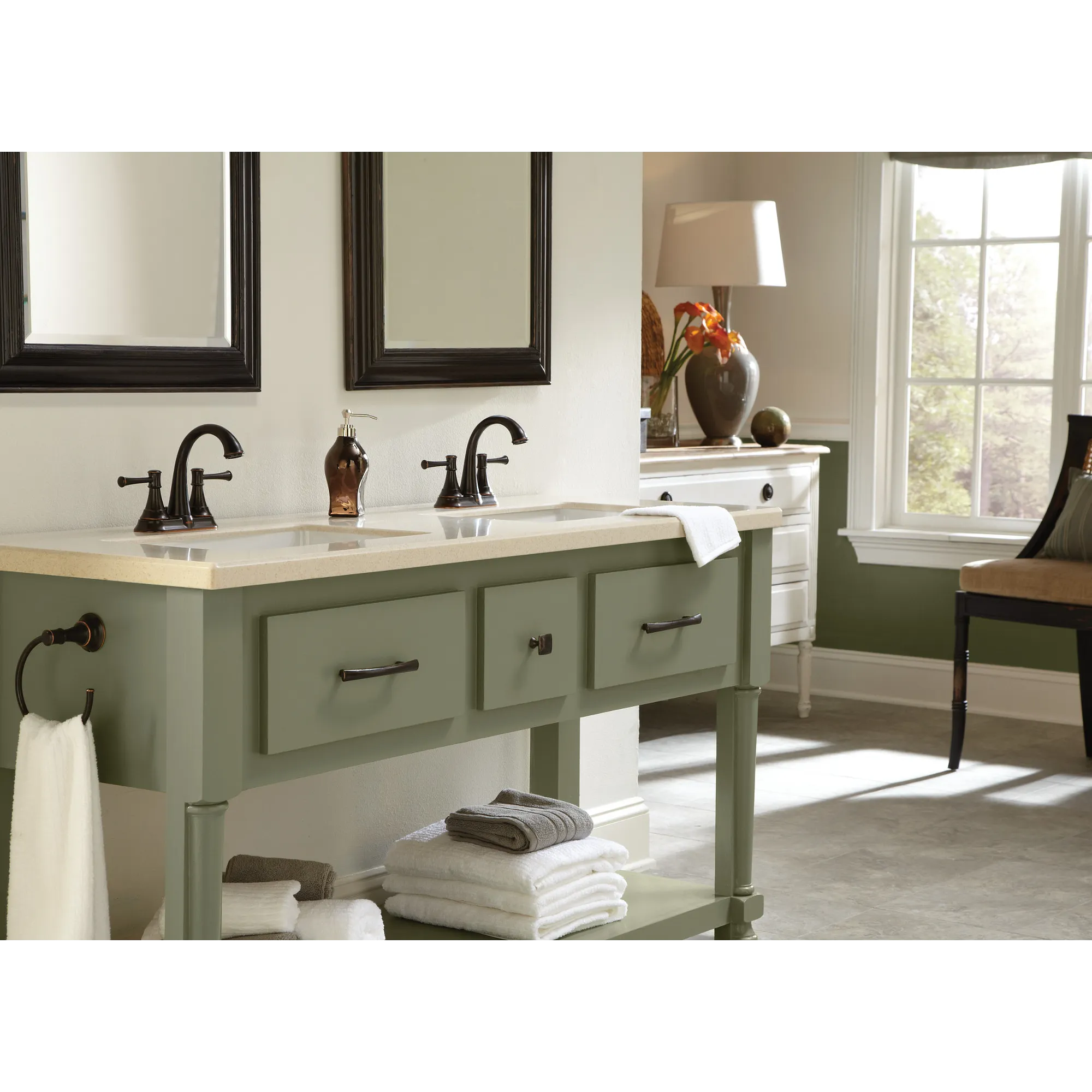 Ashville Two-handle Centerset Bathroom Sink Faucet - Image 7